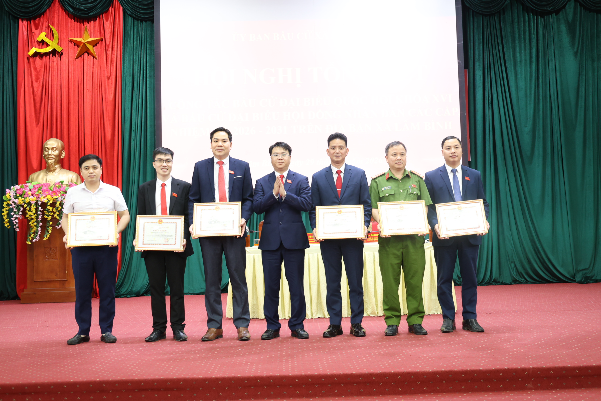 Lâm Bình tổng kết công tác bầu cử đại biểu Quốc hội khóa XVI và đại biểu HĐND các cấp, nhiệm kỳ 2026 – 2031