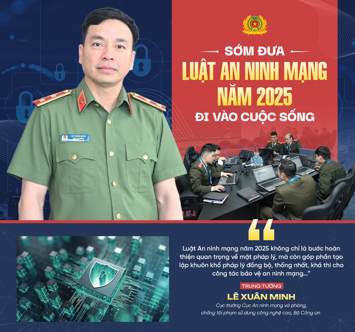 SỚM ĐƯA LUẬT AN NINH MẠNG NĂM 2025 ĐI VÀO CUỘC SỐNG  - PHẦN 5
