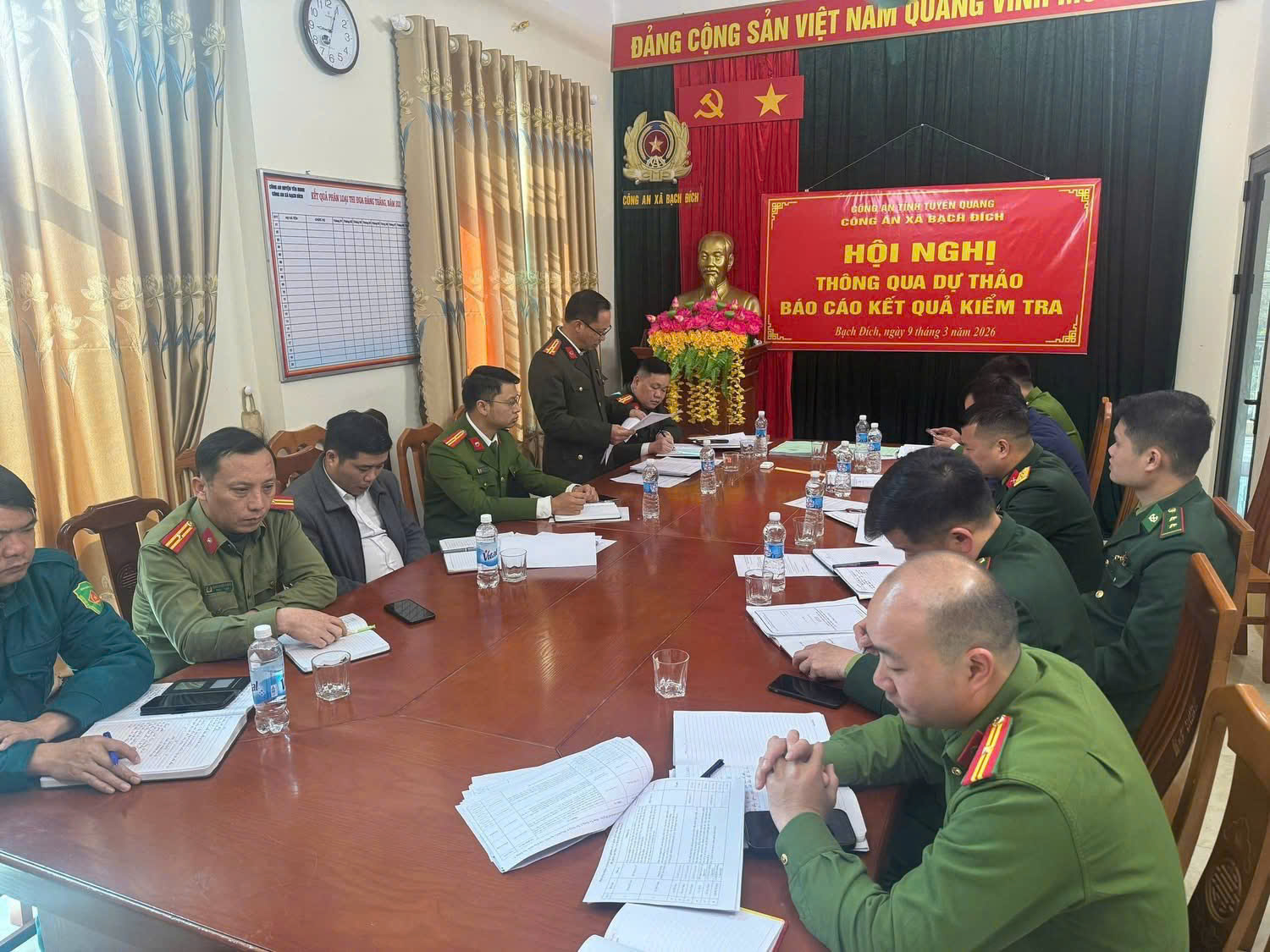 HỌP TIỂU BAN AN NINH, TRẬT TỰ PHỤC VỤ BẦU CỬ ĐẠI BIỂU HĐND CÁC CẤP NHIỆM KỲ 2026-2031