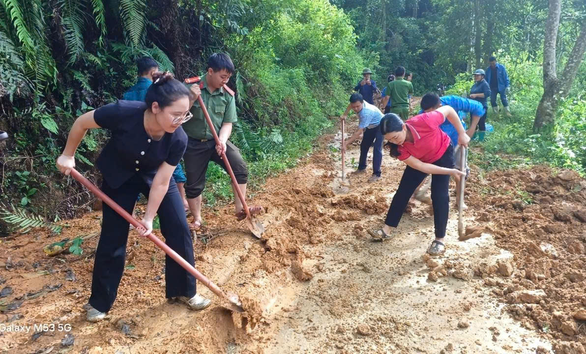 Tuổi trẻ xã Tát Ngà ra quân Chiến dịch Thanh niên tình nguyện hè năm 2026