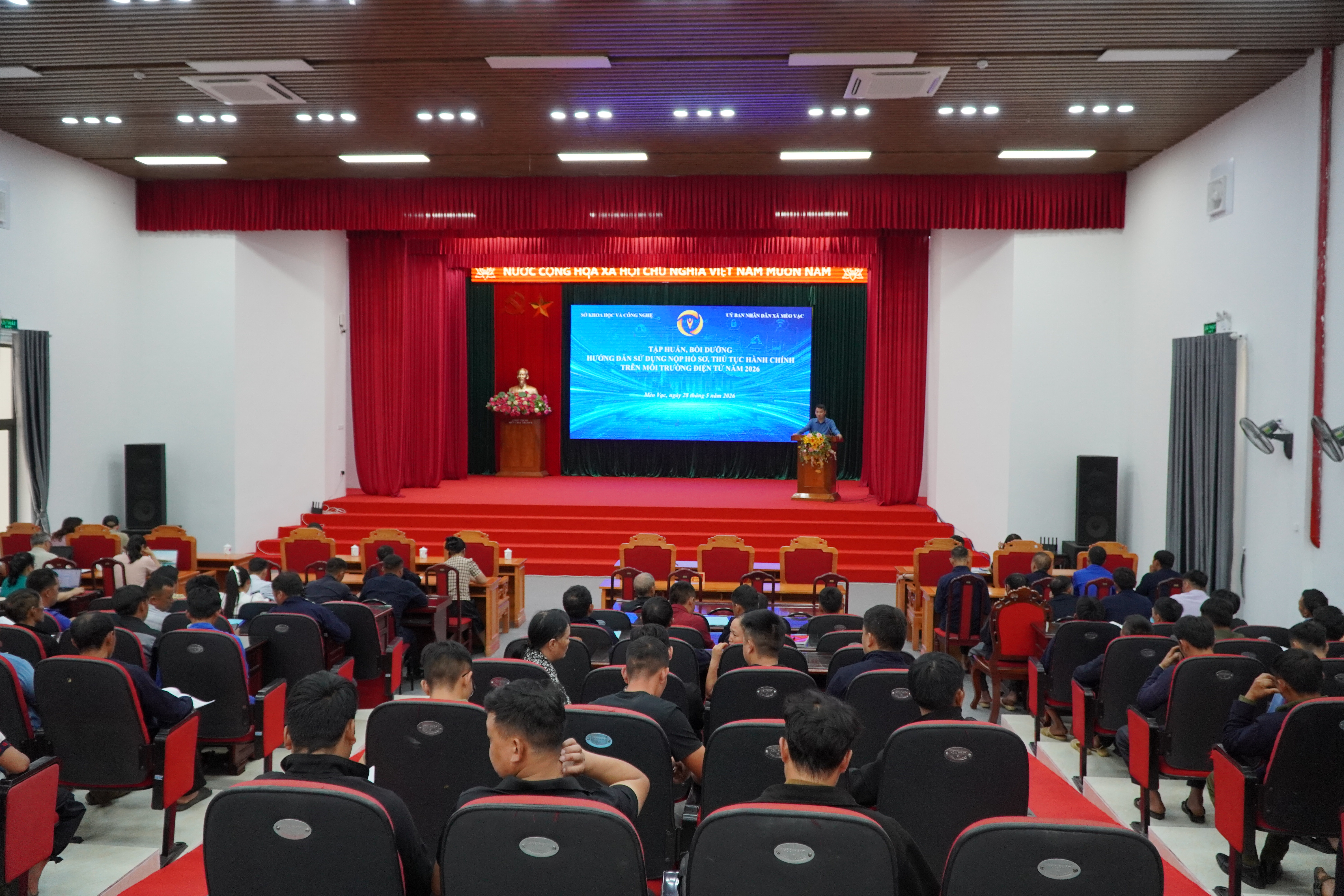 Xã Mèo Vạc tổ chức lớp tập huấn, bồi dưỡng kỹ năng chuyển đổi số năm 2026 (lớp 2)