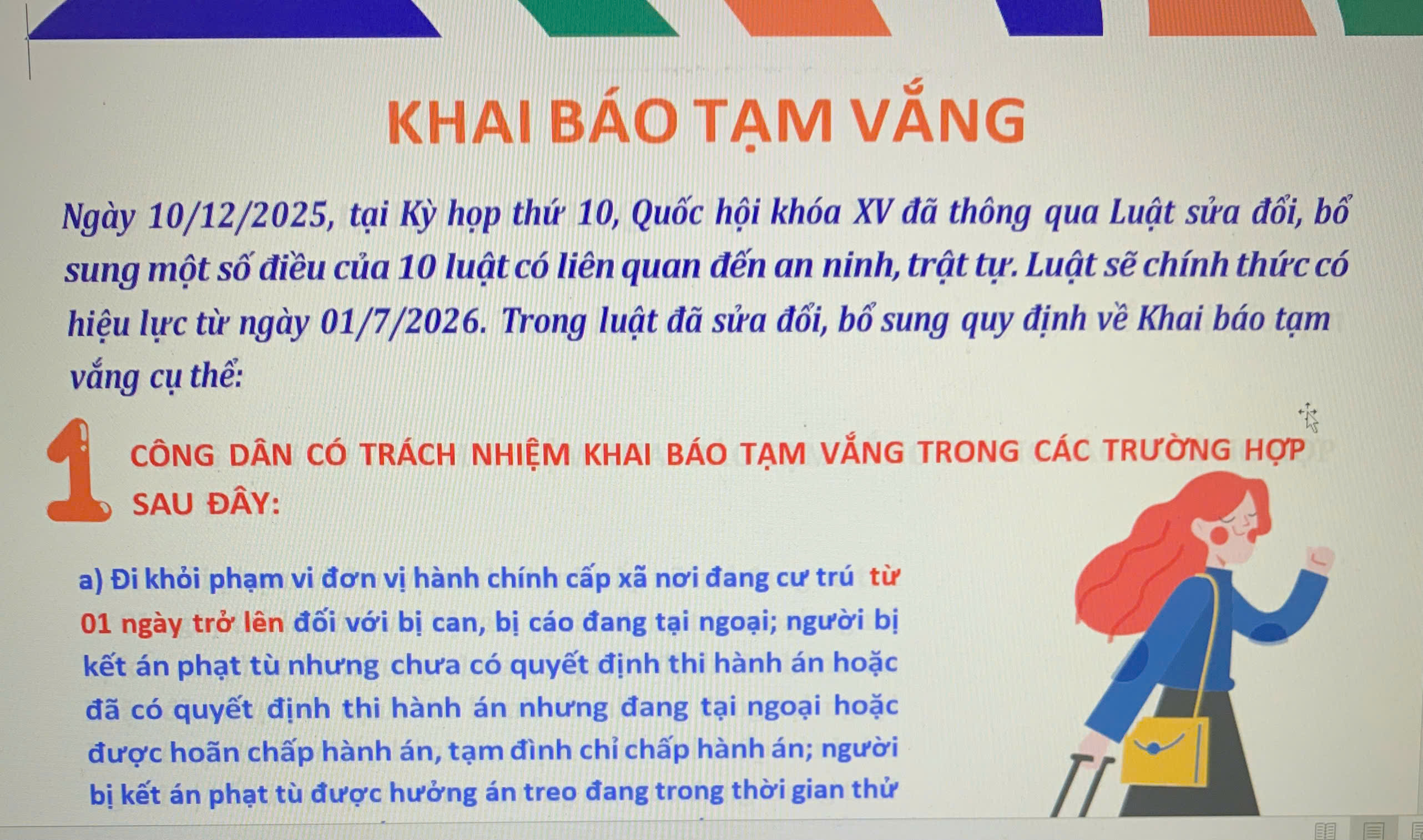 TỜ GẤP 3: KHAI BÁO TẠM VẮNG