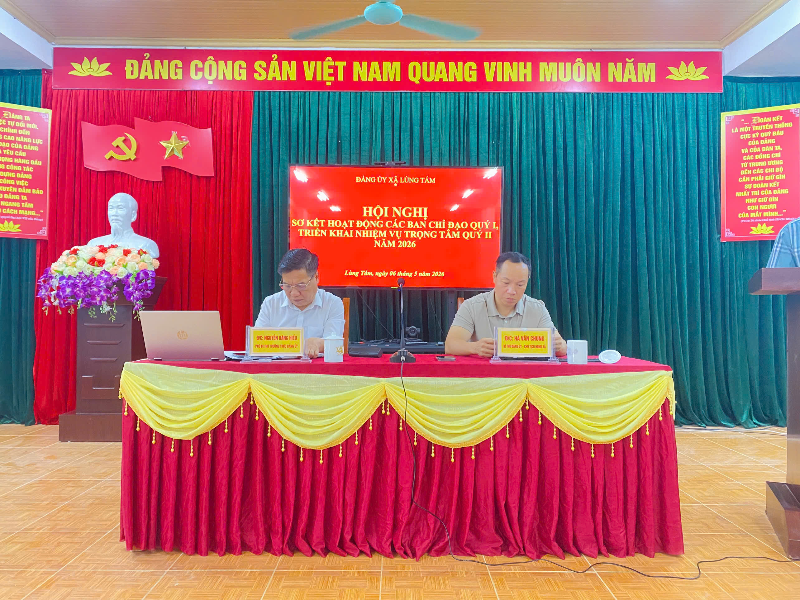 HỘI NGHỊ SƠ KẾT HOẠT ĐỘNG CÁC BAN CHỈ ĐẠO QUÝ I VÀ TRIỂN KHAI NHIỆM VỤ TRỌNG TÂM QUÝ II NĂM 2026