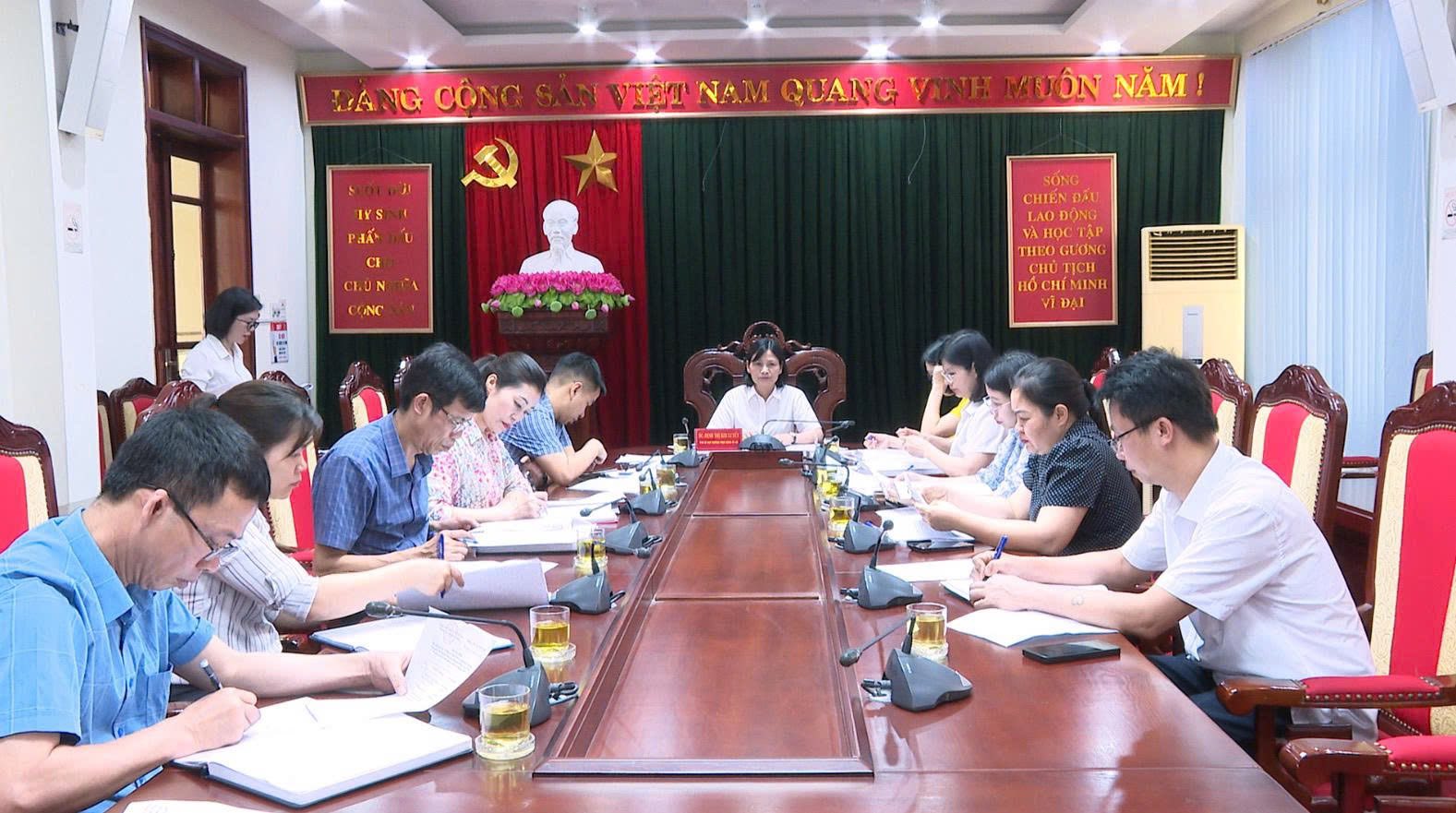 Hội nghị giao ban Thường trực Đảng ủy xã Sơn Dương quý I năm 2026