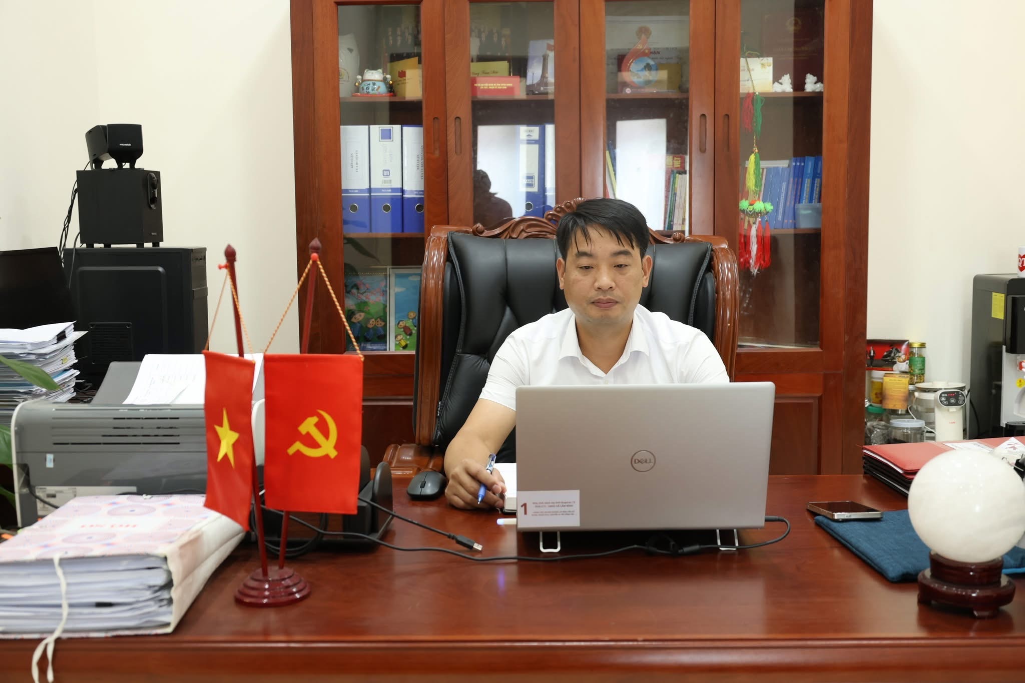 Họp trực tuyến – Nâng cao hiệu quả hoạt động điều hành của UBND xã Lâm Bình