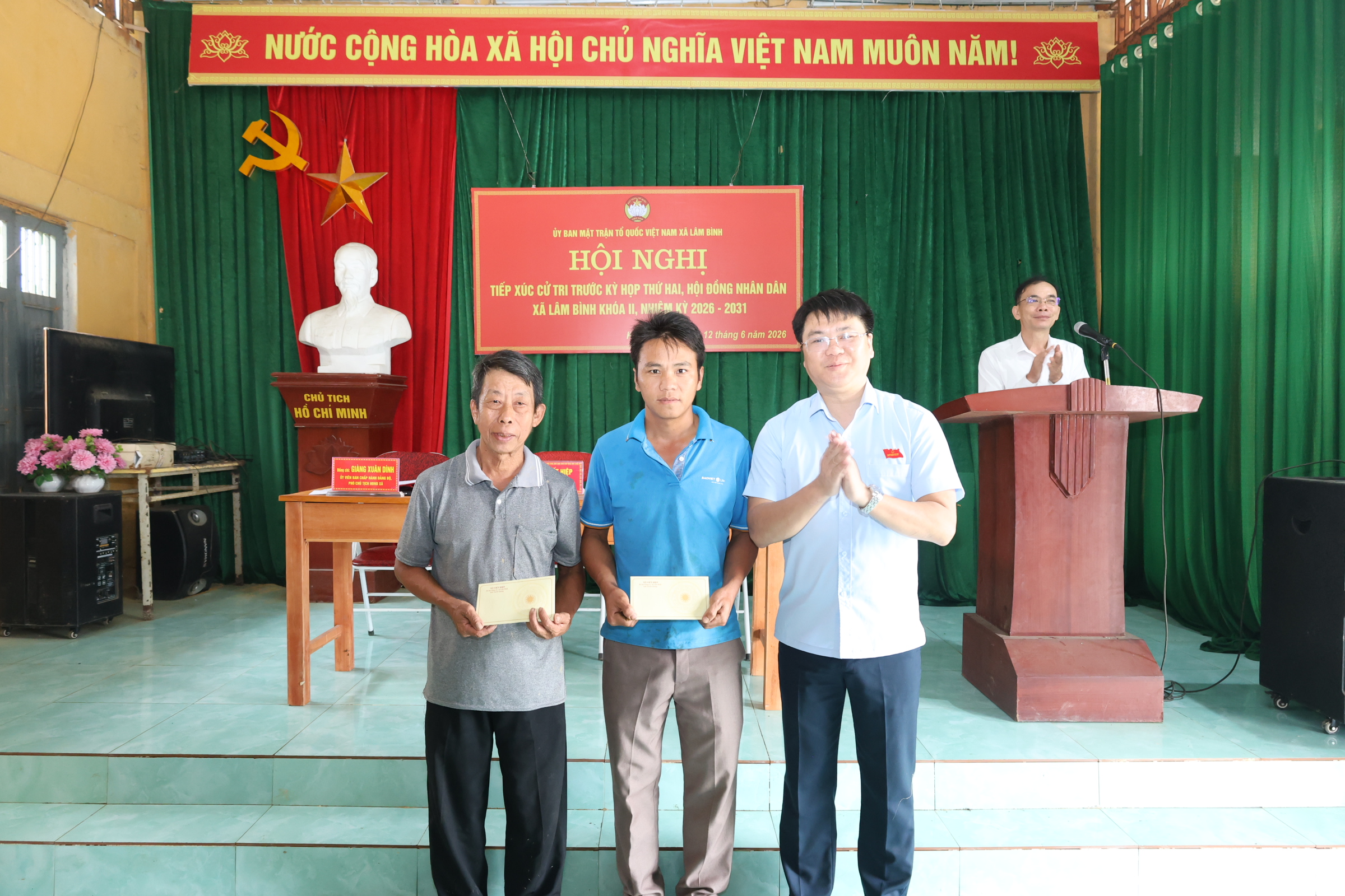 Hội nghị tiếp xúc cử tri trước Kỳ họp thứ Hai, Hội đồng nhân dân xã Lâm Bình khóa II, nhiệm kỳ 2026 - 2031