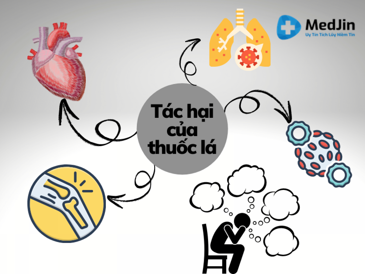 BÀI TUYÊN TRUYỀN VỀ TÁC HẠI CỦA THUỐC LÁ