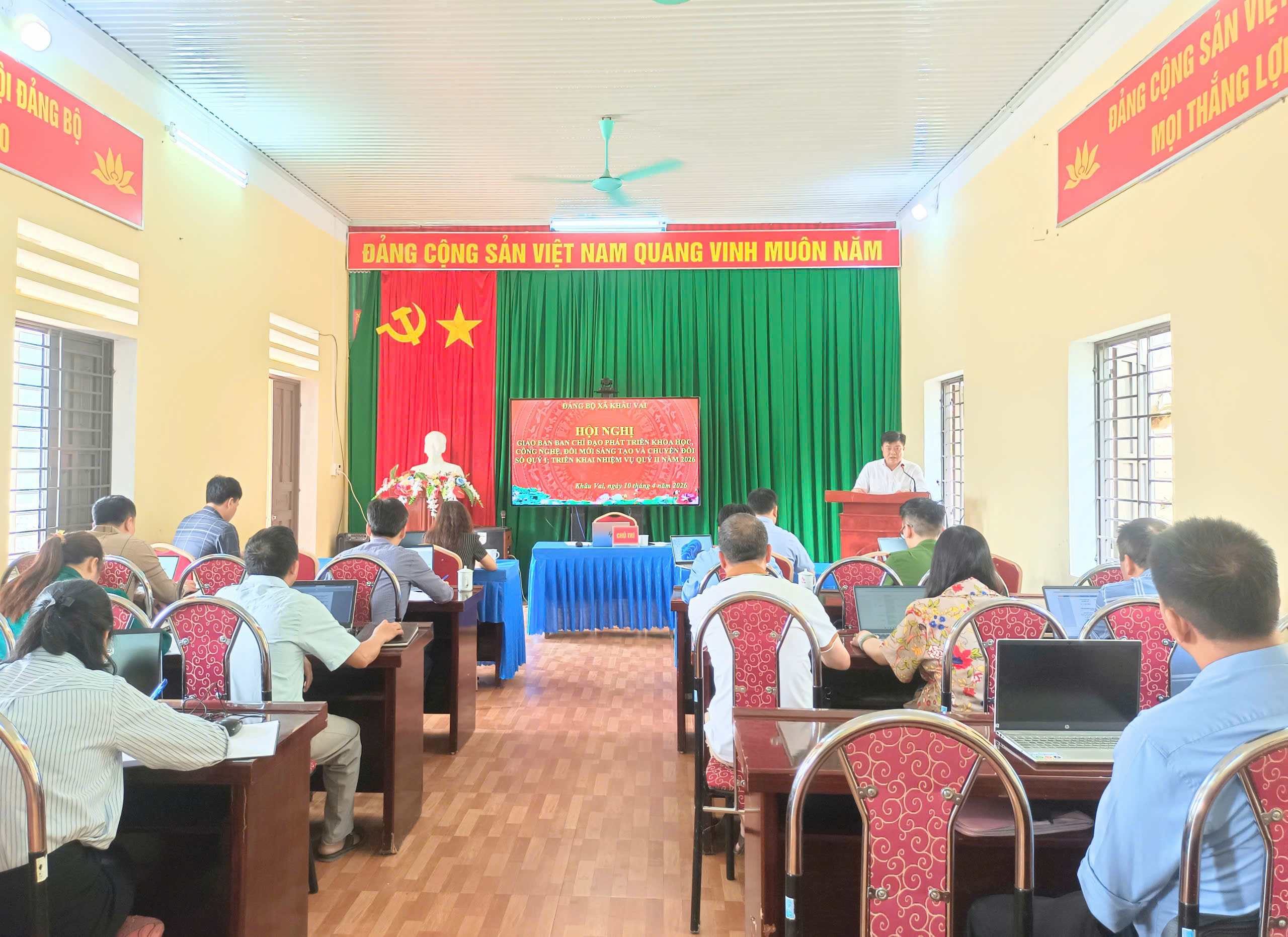 Hội nghị giao ban Ban Chỉ đạo phát triển khoa học, công nghệ và chuyển đổi số quý I