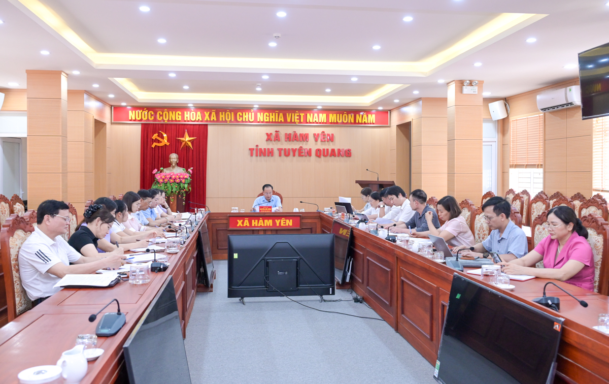 Xã Hàm Yên bàn giải pháp phát triển giáo dục, quyết tâm hoàn thành phổ cập giáo dục mầm non cho trẻ từ 3 đến 5 tuổi