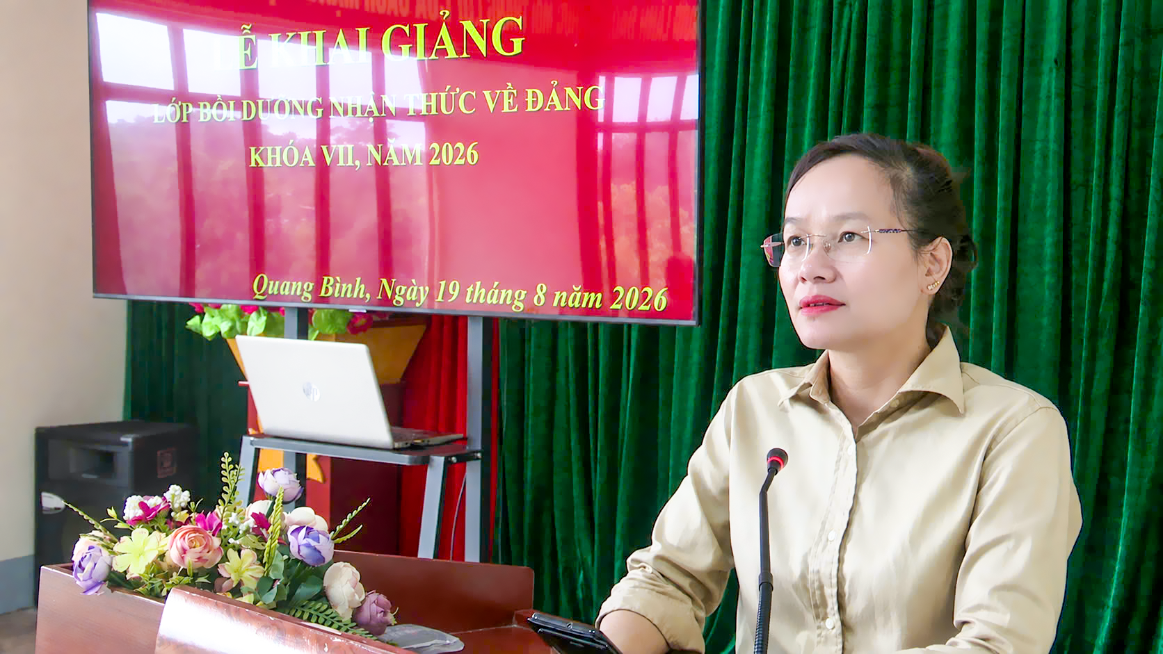 (Quang Bình – Tuyên Quang) Đảng ủy xã Quang Bình khai giảng lớp Bồi dưỡng nhận thức về Đảng năm 2026