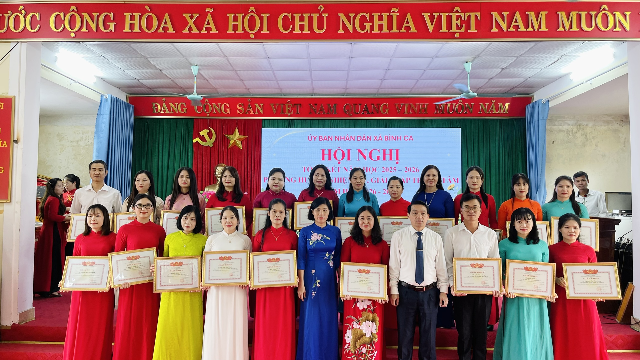 Bình Ca tổng kết năm học 2025-2026; phương hướng nhiệm vụ, giải pháp trọng tâm năm học 2026 - 2027.
