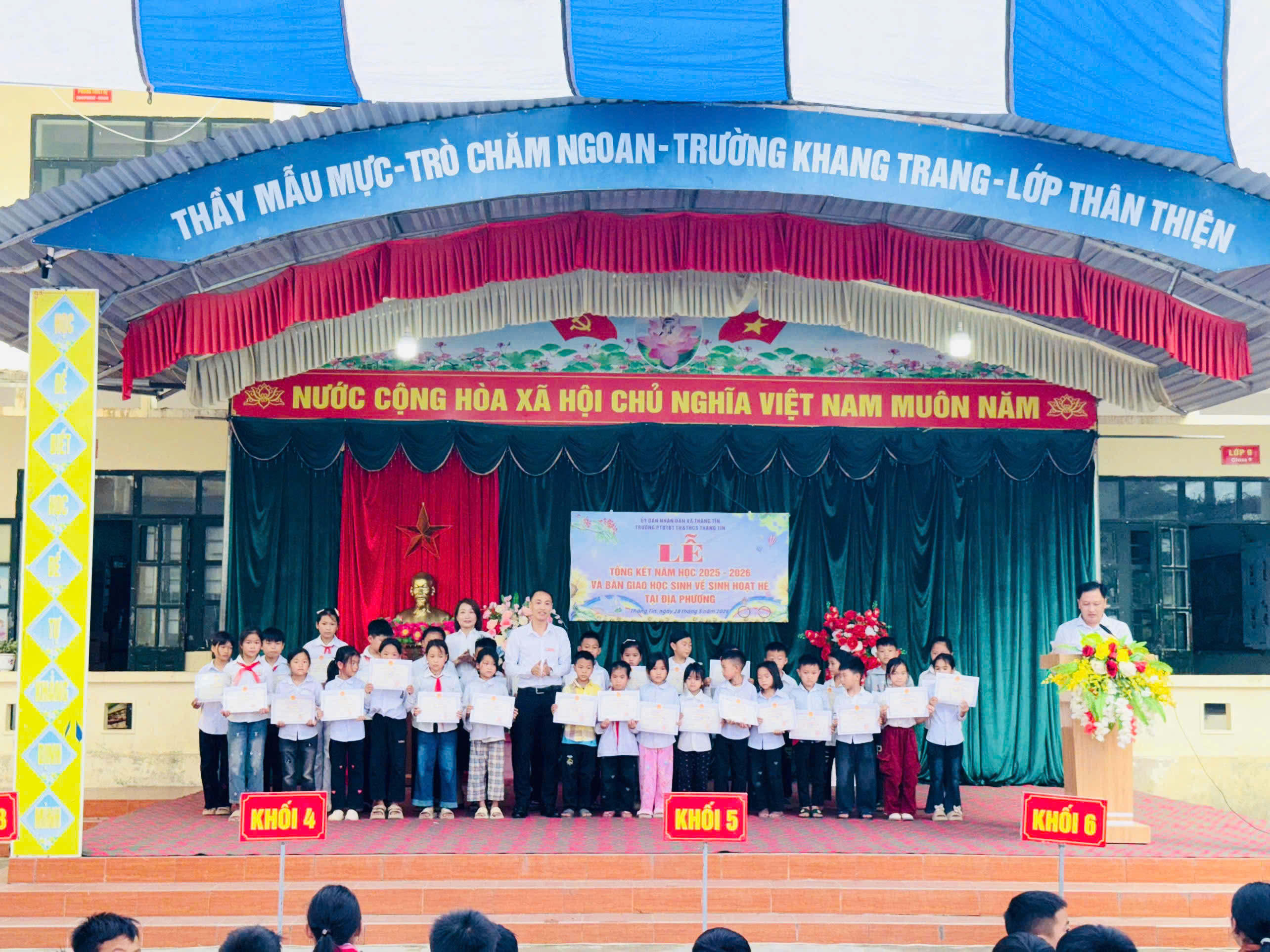 NGÀNH GIÁO DỤC XÃ THÀNG TÍN KHÉP LẠI NĂM HỌC 2025 – 2026 VỚI NHIỀU DẤU ẤN NỔI BẬT