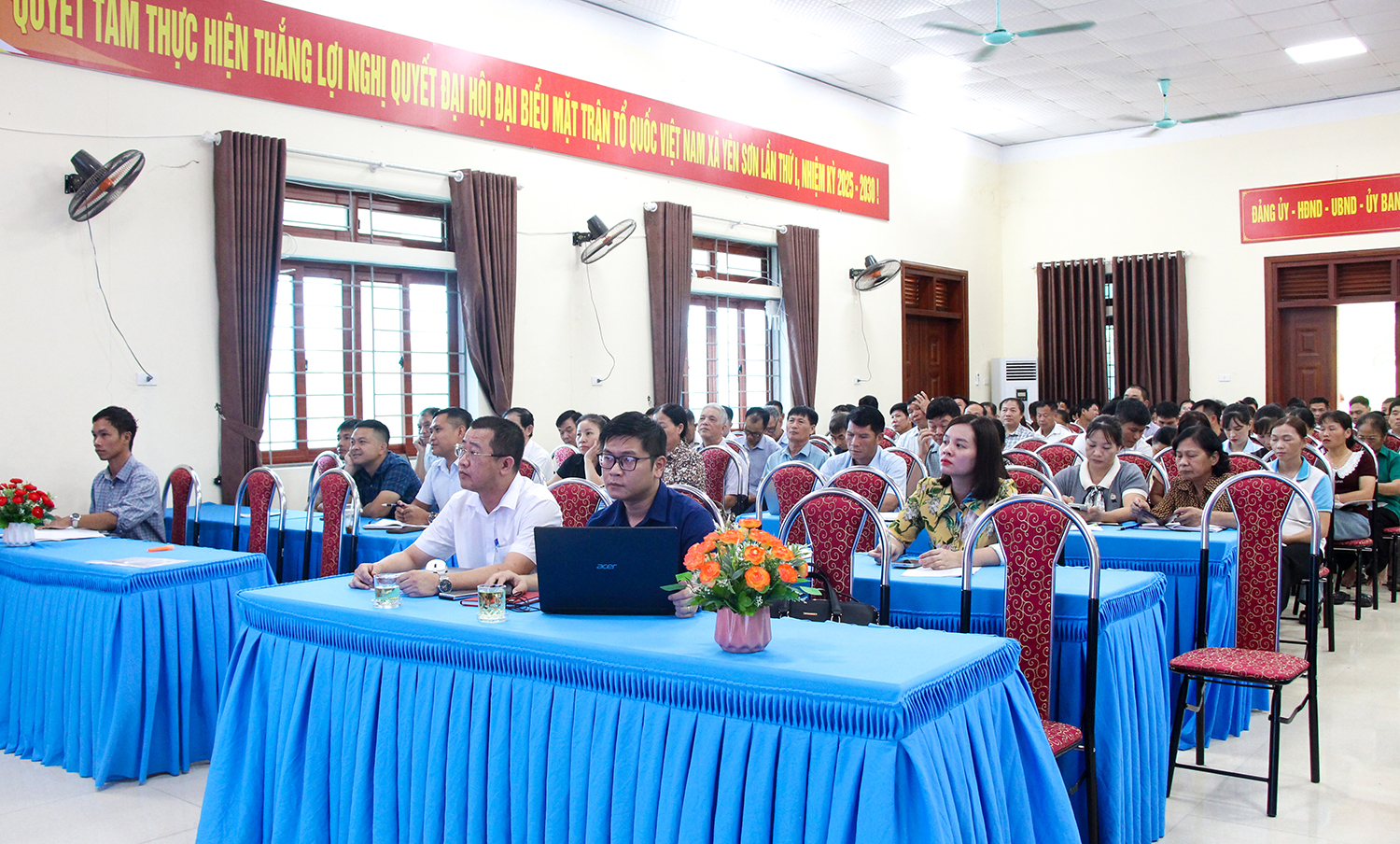 Xã Yên Sơn tổ chức tập huấn hướng dẫn nghiệp vụ rà soát hộ nghèo, hộ cận nghèo trên địa bàn