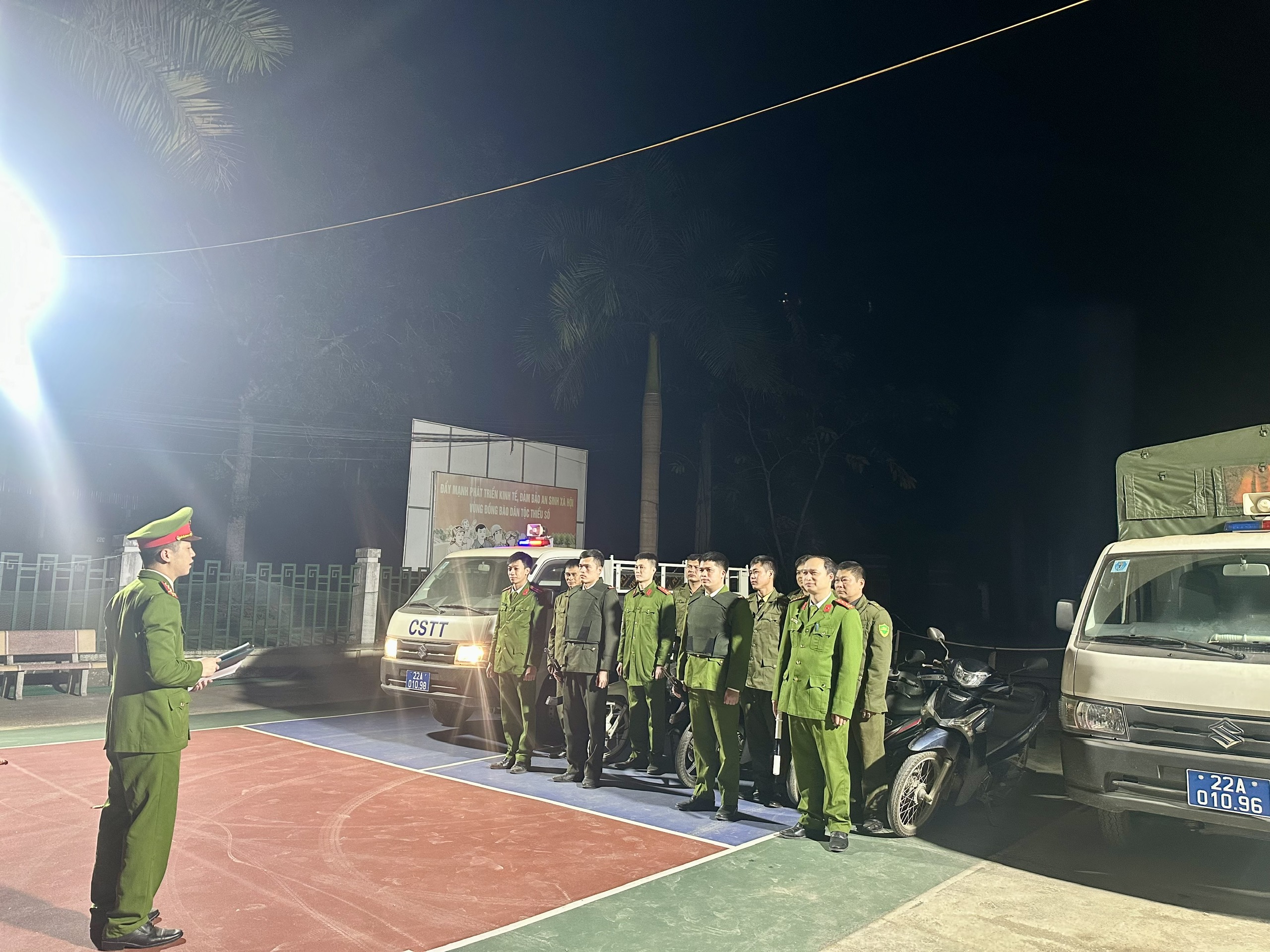 CÔNG AN XÃ KIM BÌNH TỔ CHỨC TUẦN TRA, TRỰC, ỨNG TRỰC BẢO VỆ ĐẠI HỘI ĐẠI BIỂU TOÀN QUỐC LẦN THỨ XIV CỦA ĐẢNG