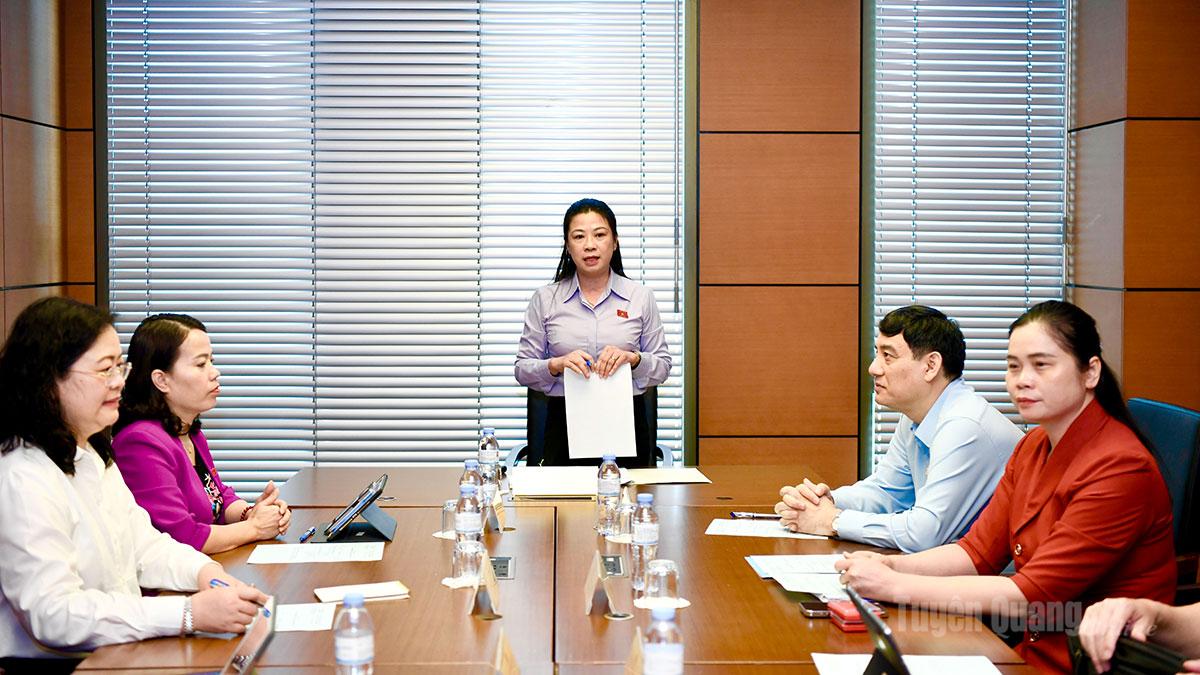 Đồng chí Lê Thị Kim Dung được bầu giữ chức Trưởng Đoàn đại biểu Quốc hội tỉnh Tuyên Quang khóa XVI