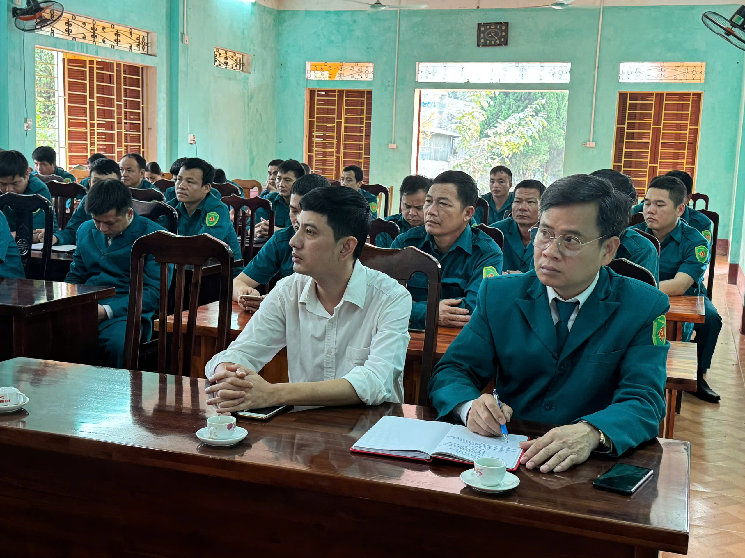 Ban Chỉ huy quân sự xã Bình Xa tổ chức hội nghị quán triệt nhiệm vụ huấn luyện chiến đấu năm 2026.