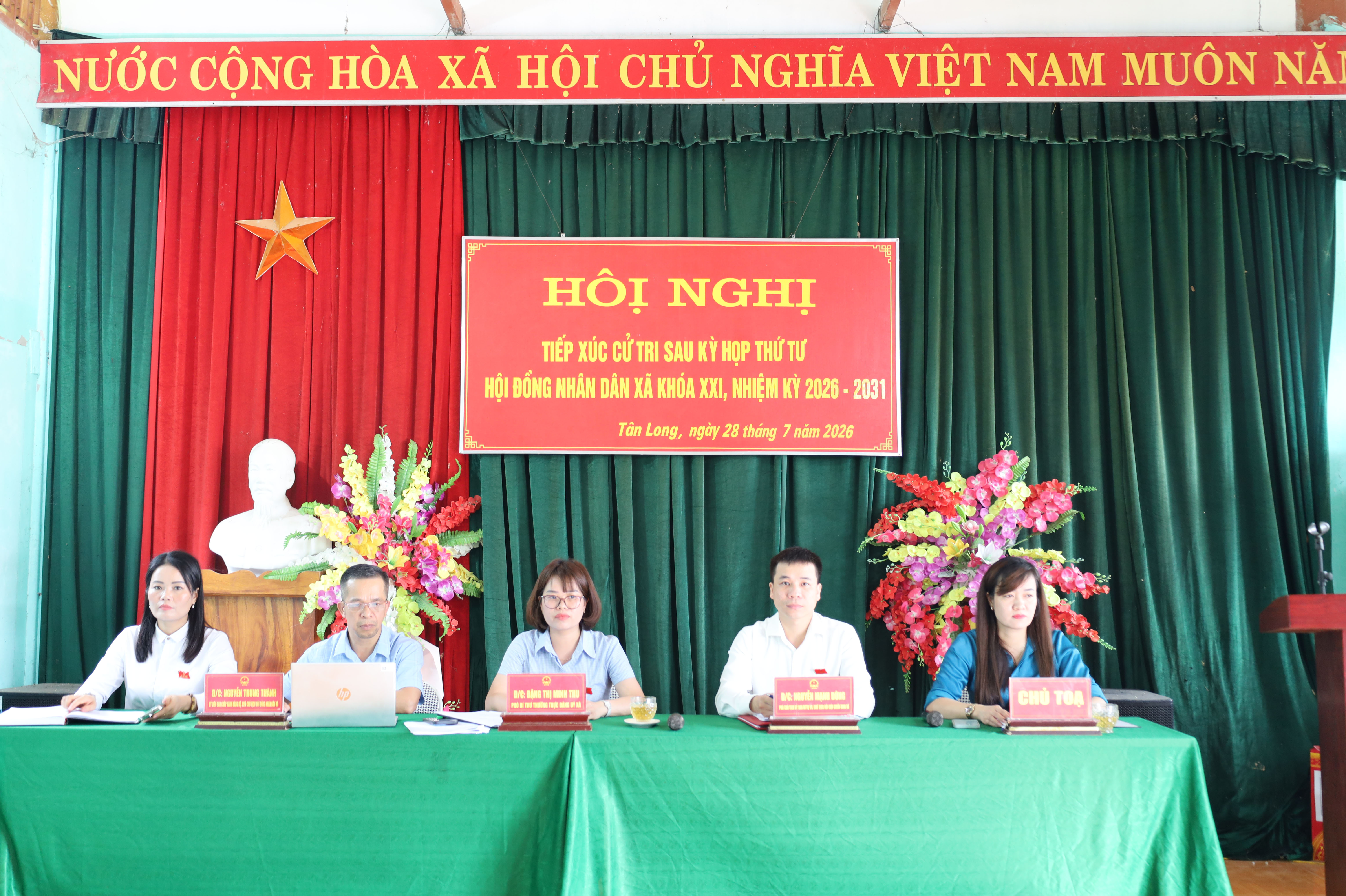 Tổ đại biểu số 02 HĐND xã Tân Long tiếp xúc cử tri sau Kỳ họp thứ tư HĐND xã khóa XXI, nhiệm kỳ 2026-2031