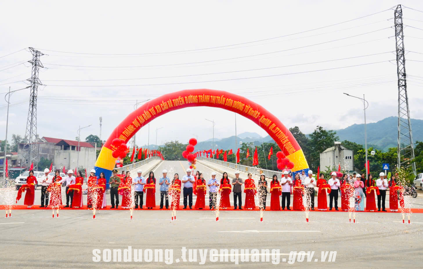 Lễ khánh thành, khởi công các dự án, công trình chào mừng Kỷ niệm 80 năm Quốc khánh 2-9 tại tỉnh Tuyên Quang