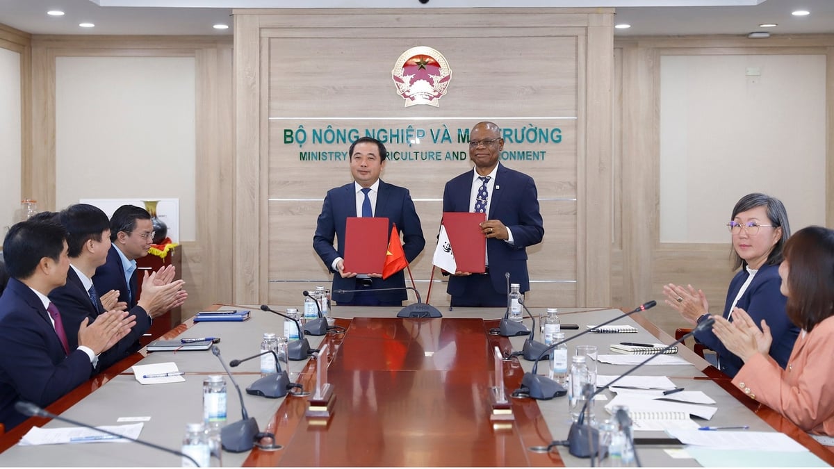 Bộ Nông nghiệp và Môi trường ký Biên bản ghi nhớ hợp tác mới với WWF