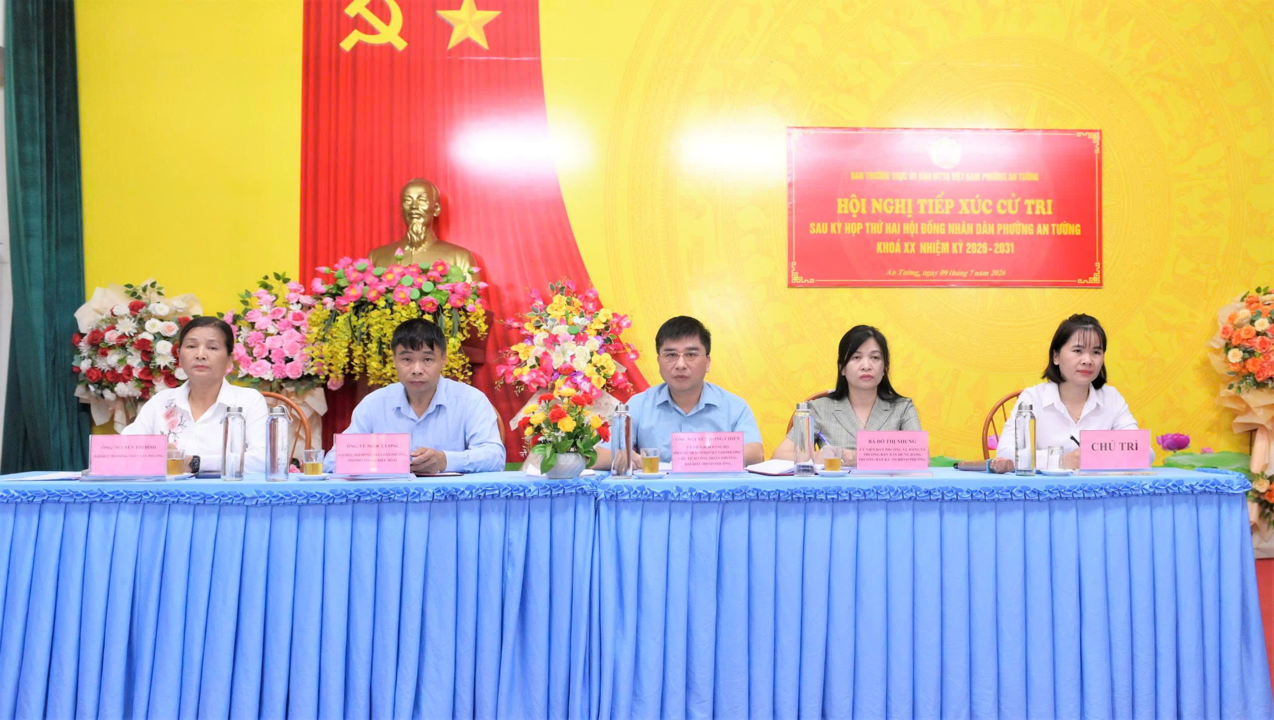 Tổ đại biểu số 02 HĐND phường An Tường tiếp xúc cử tri sau Kỳ họp thứ hai HĐND phường khóa XX, nhiệm kỳ 2026-2031