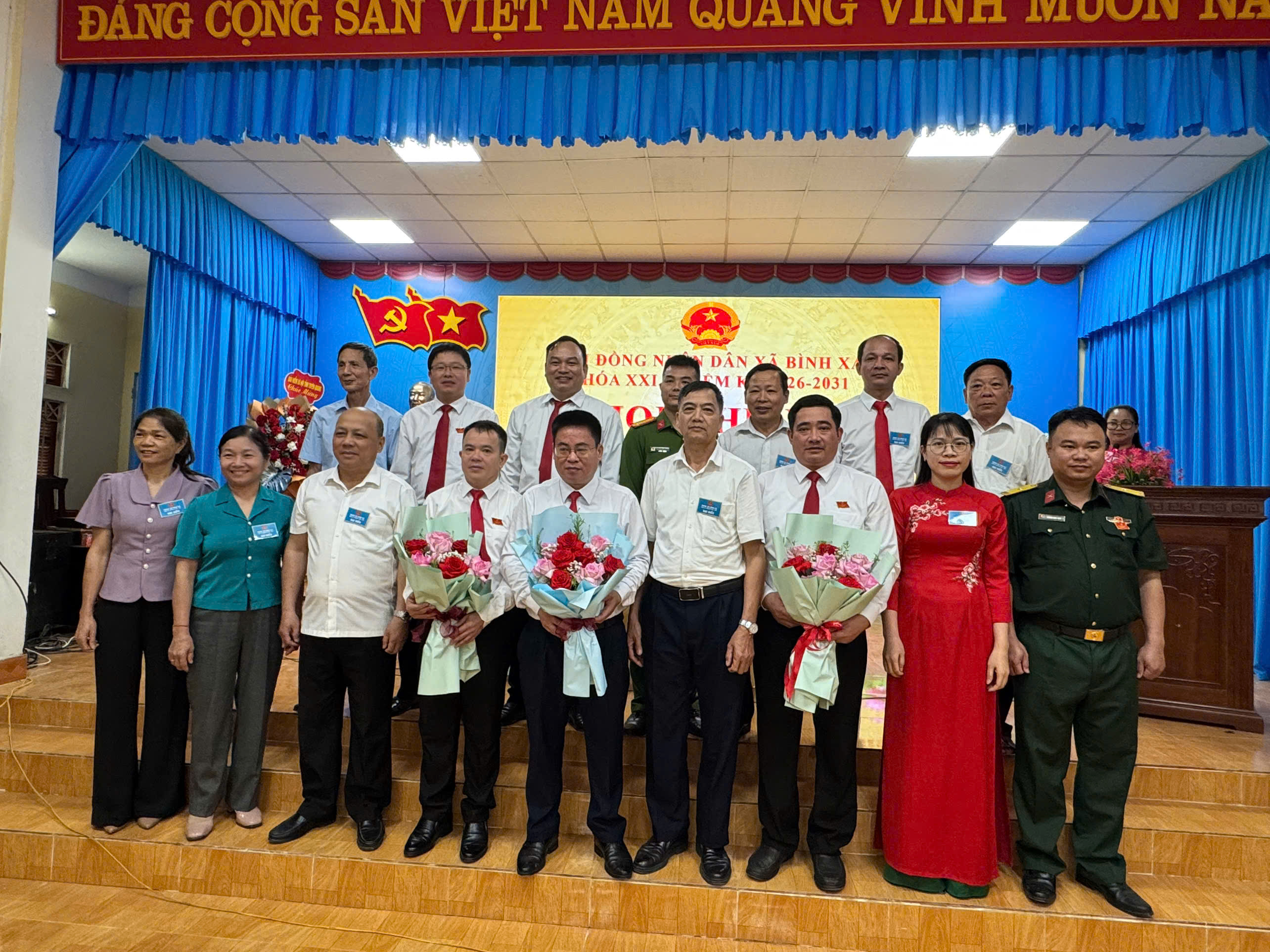 Xã Bình Xa tổ chức thành công Kỳ họp thứ nhất HĐND xã khóa XXI, nhiệm kỳ 2026-2031