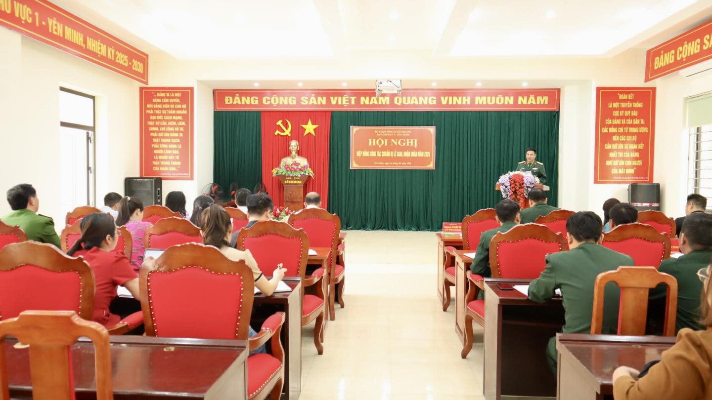 HỘI NGHỊ HIỆP ĐỒNG CÔNG TÁC CHUẨN BỊ LỄ GIAO, NHẬN QUÂN NĂM 2026