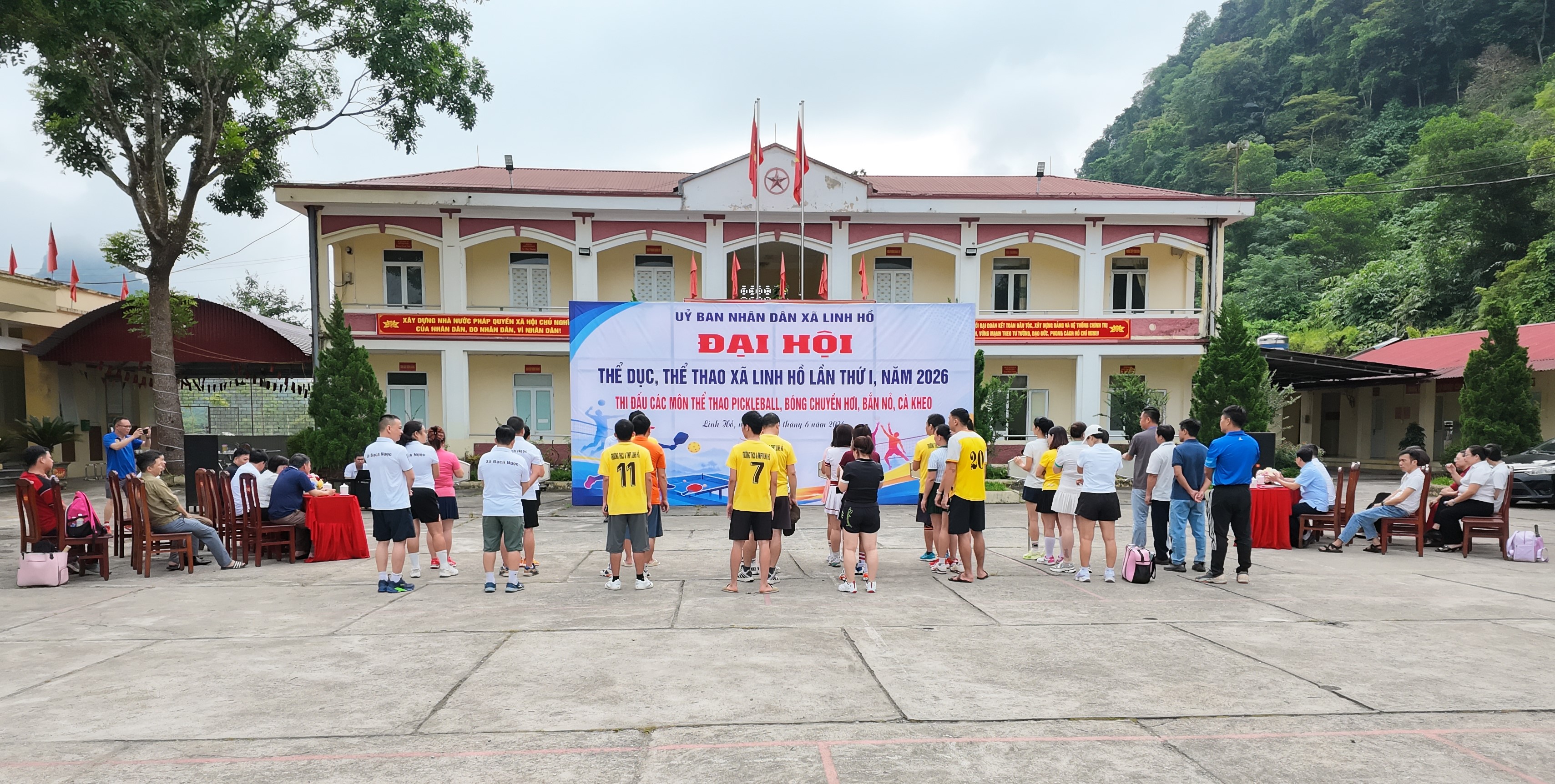 Xã Linh Hồ Khai mạc Đại hội thể dục thể thao lần thứ I năm 2026.