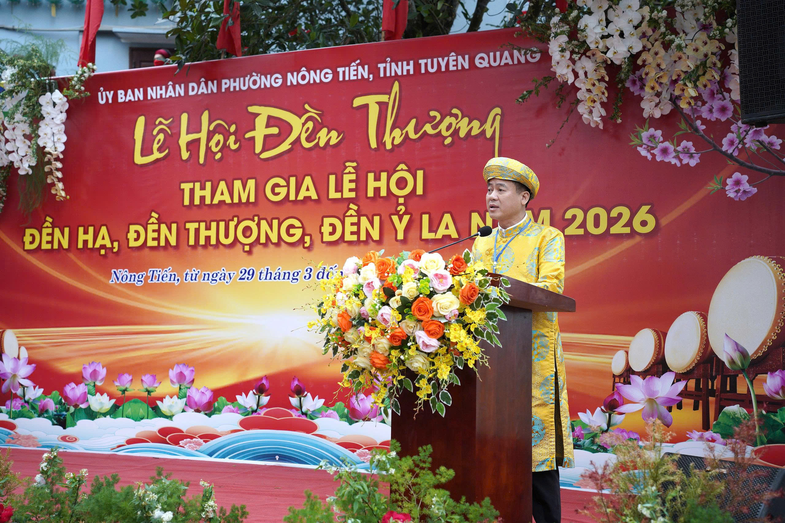 Phường Nông Tiến: Tưng bừng Khai hội Đền Thượng và Lễ rước Mẫu năm 2026