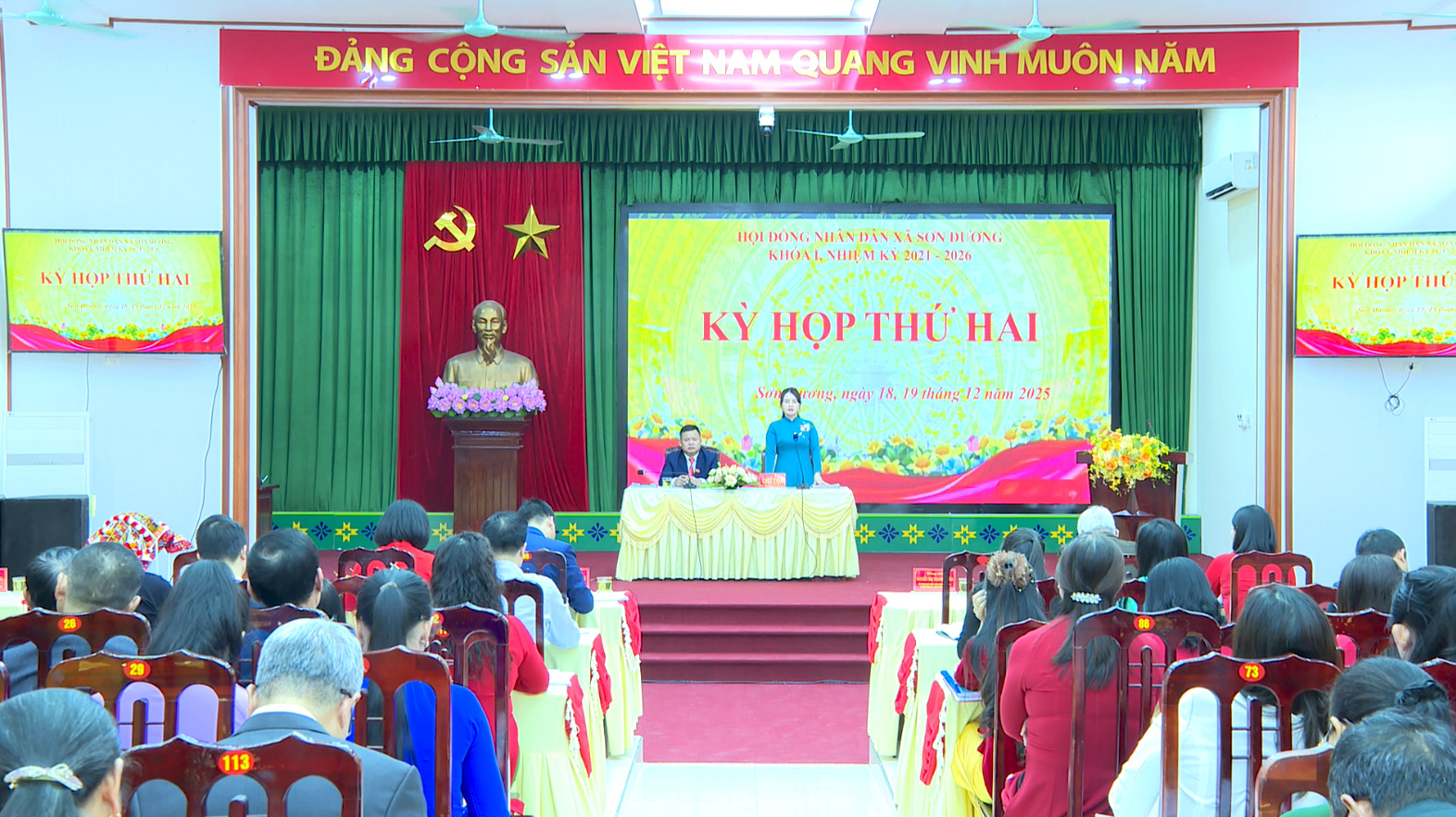 Kỳ họp thứ hai HĐND xã Sơn Dương khóa I, nhiệm kỳ 2021 - 2026