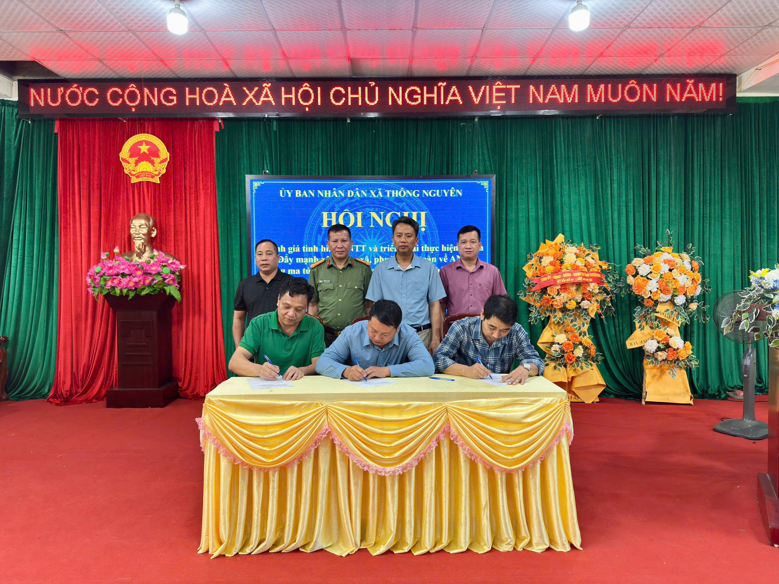 XÃ THÔNG NGUYÊN TỔ CHỨC HỘI NGHỊ ĐÁNH GIÁ TÌNH HÌNH ANTT VÀ TRIỂN KHAI ĐỀ ÁN XÂY DỰNG XÃ AN TOÀN KHÔNG MA TUÝ, KHÔNG TỘI PHẠM GIAI ĐOẠN 2025–2030