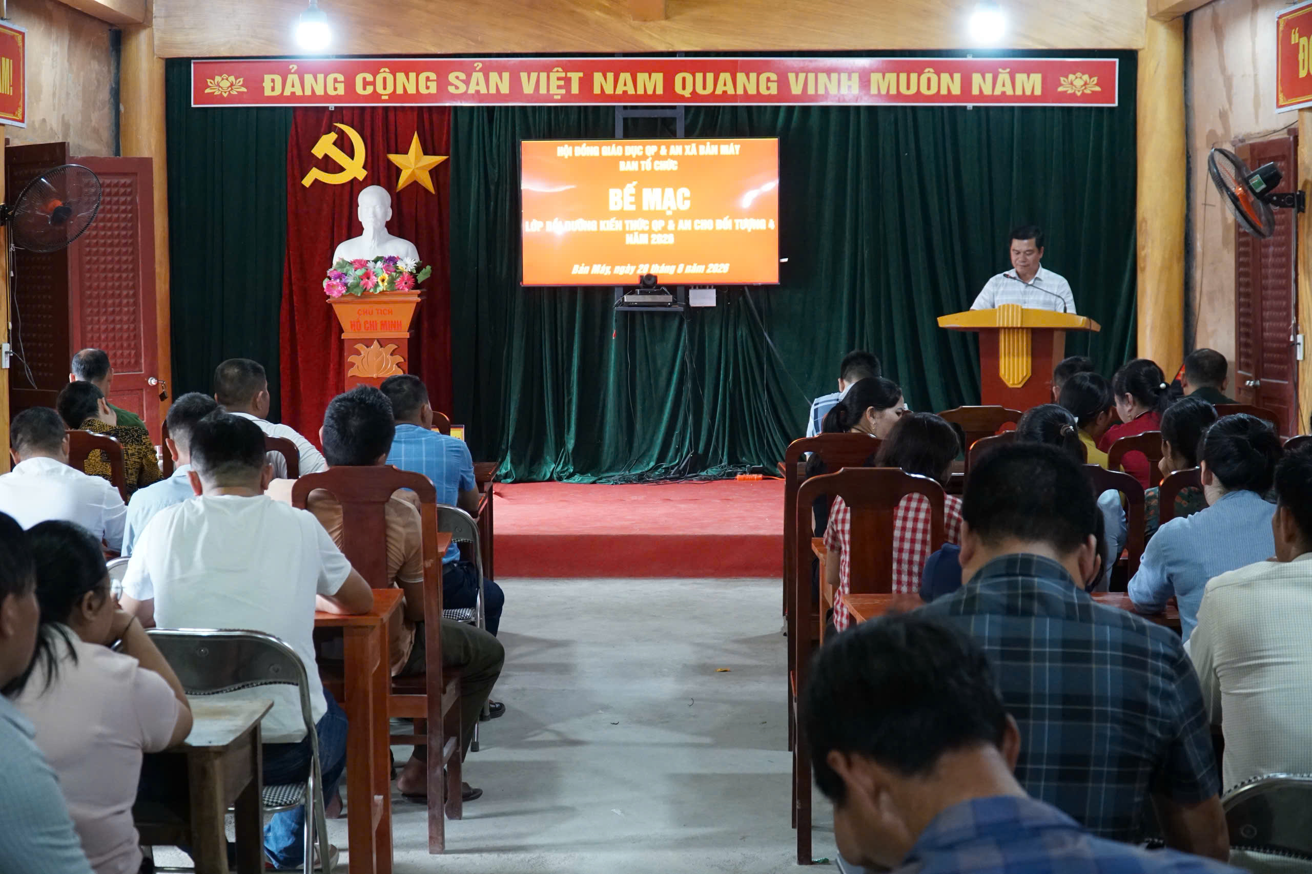 BẢN MÁY BẾ MẠC LỚP BỒI DƯỠNG KIẾN THỨC QUỐC PHÒNG VÀ AN NINH  CHO ĐỐI TƯỢNG 4 NĂM 2026