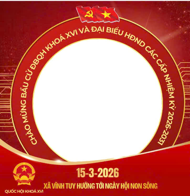 UBND xã Vĩnh Tuy phát động thay đổi ảnh đại diện trên mạng xã hội hướng tới Ngày bầu cử - Ngày hội lớn của toàn dân