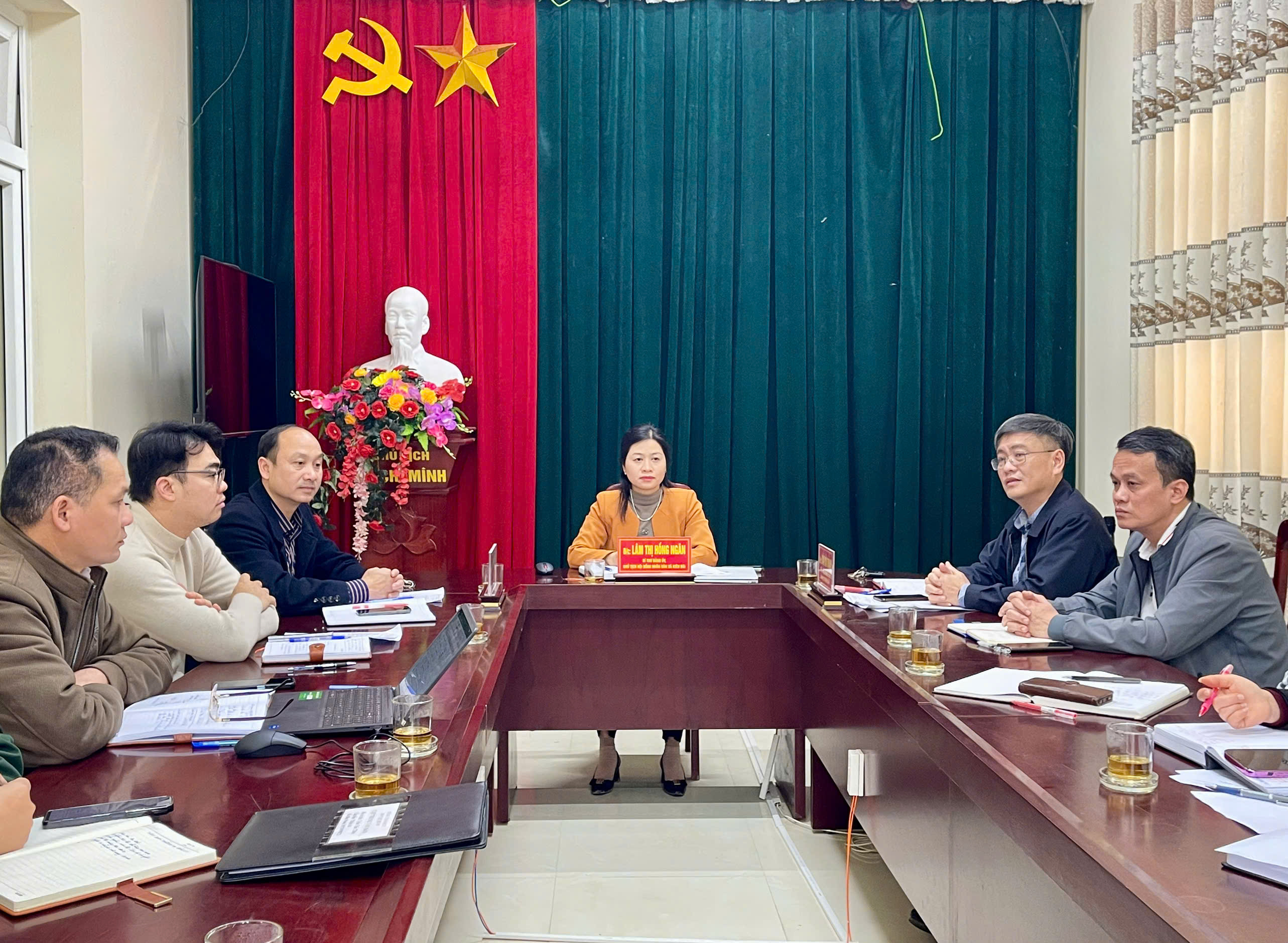 Hội nghị Ban Thường vụ Đảng ủy xã Kiên Đài