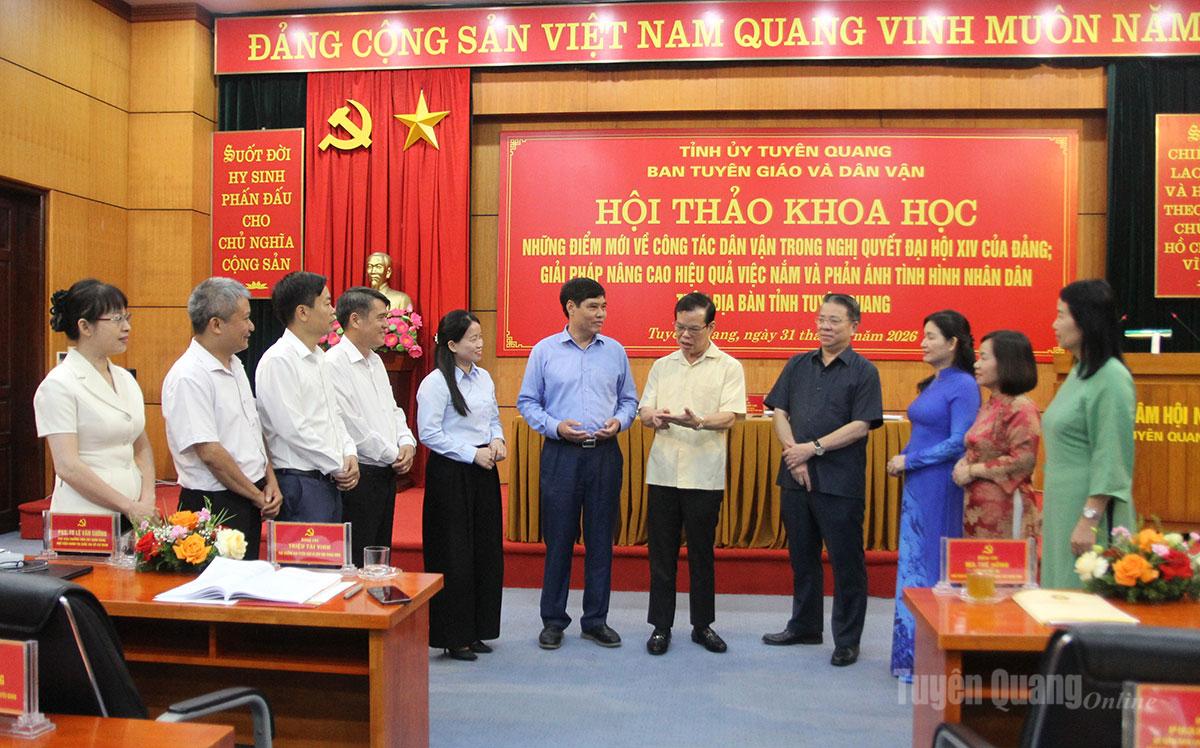 Đổi mới toàn diện công tác dân vận, nâng cao chất lượng phản ánh tình hình Nhân dân