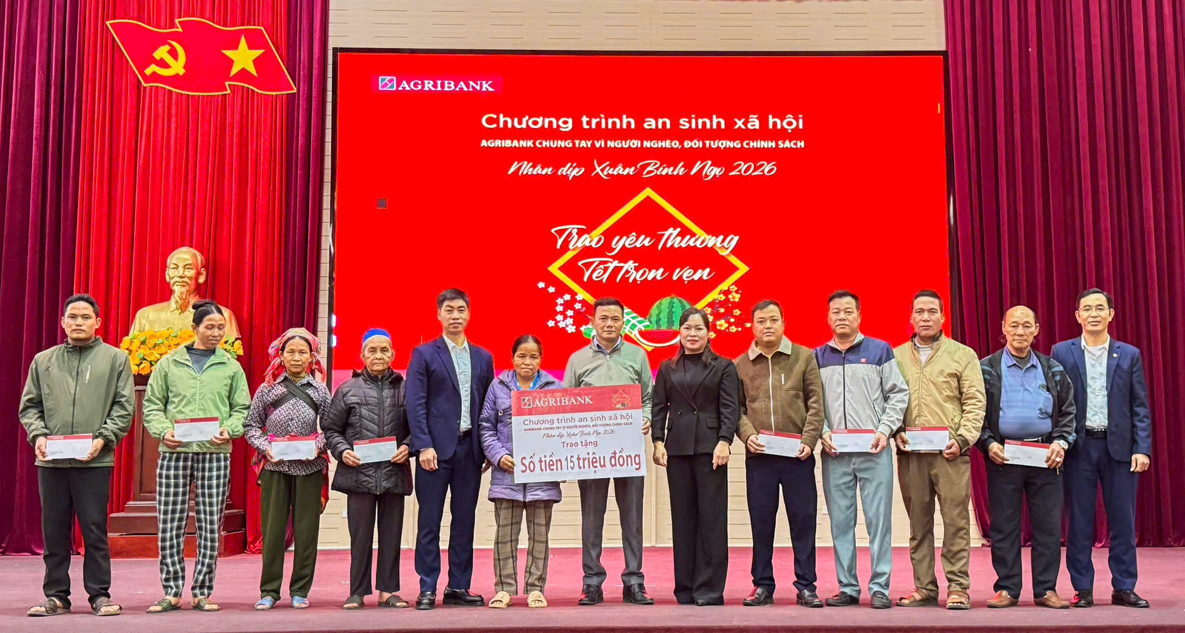 Agribank chung tay vì người nghèo, đối tượng chính sách nhân dịp Xuân Bính Ngọ 2026