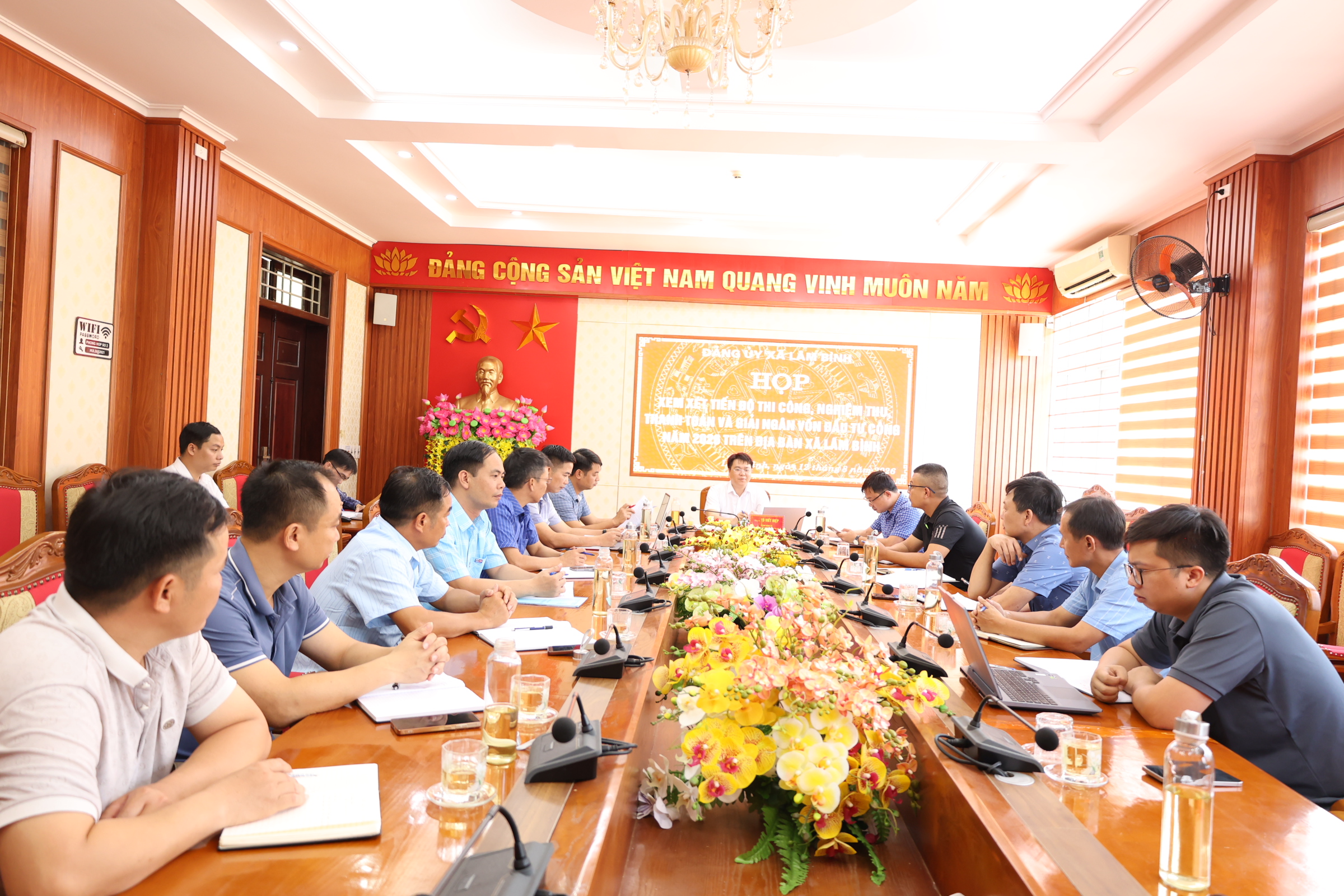 Lâm Bình rà soát tiến độ các công trình đầu tư công năm 2026