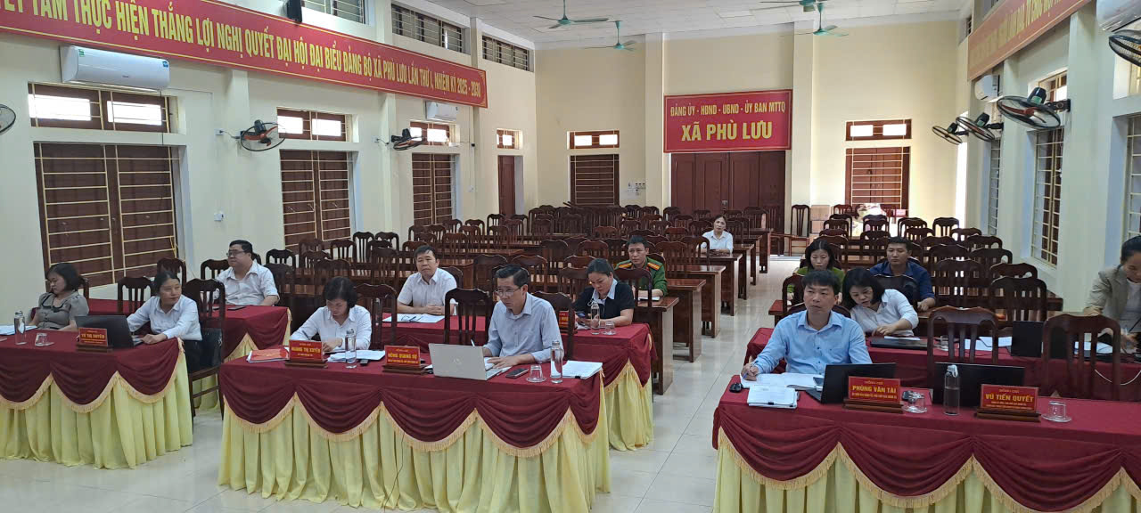 Xã Phù Lưu dự họp trực tuyến với Phó Chủ tịch Thường trực UBND tỉnh về định hướng phát triển kinh tế - xã hội giai đoạn 2026 – 2030