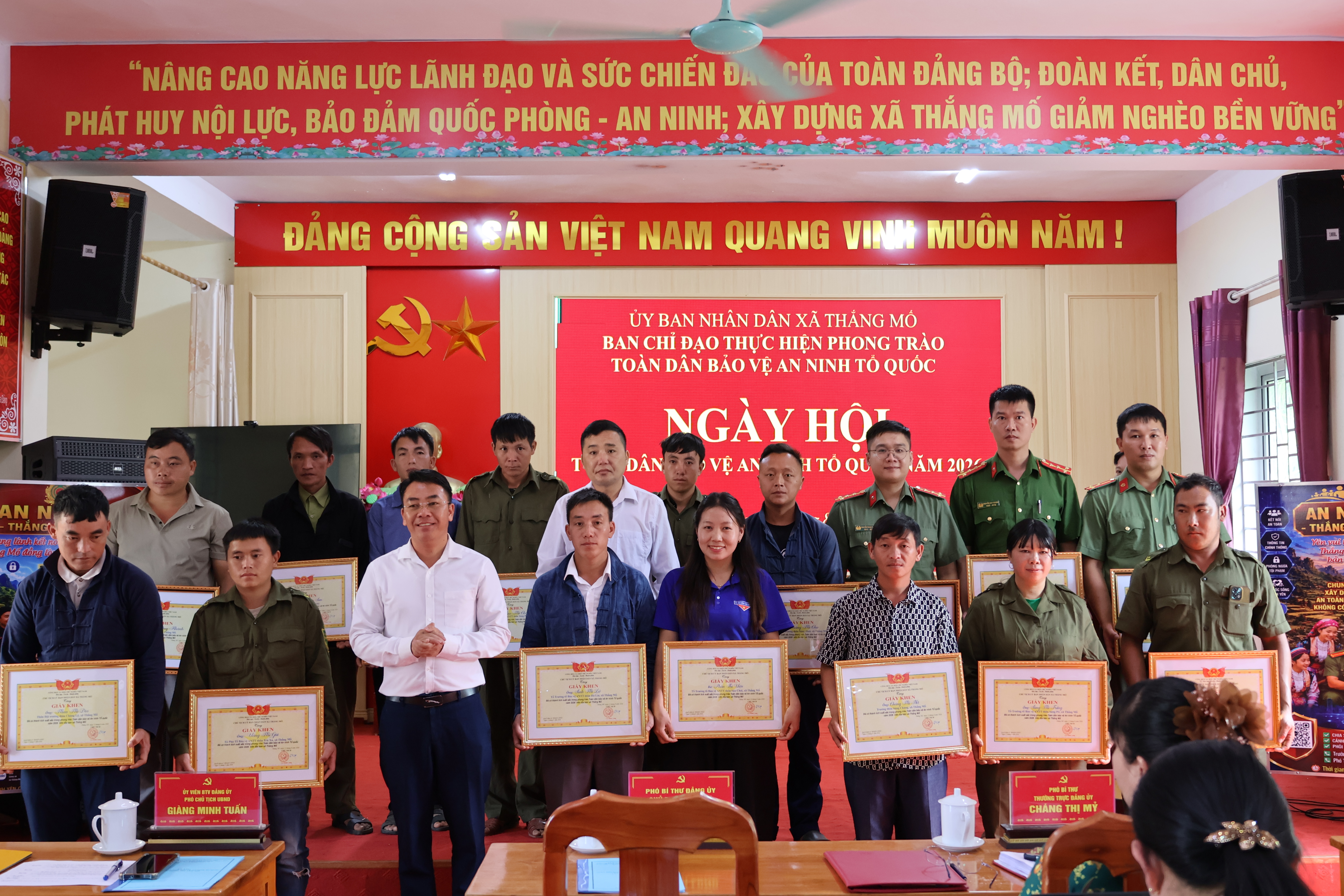 XÃ THẮNG MỐ TỔ CHỨC NGÀY HỘI TOÀN DÂN BẢO VỆ AN NINH TỔ QUỐC NĂM 2026