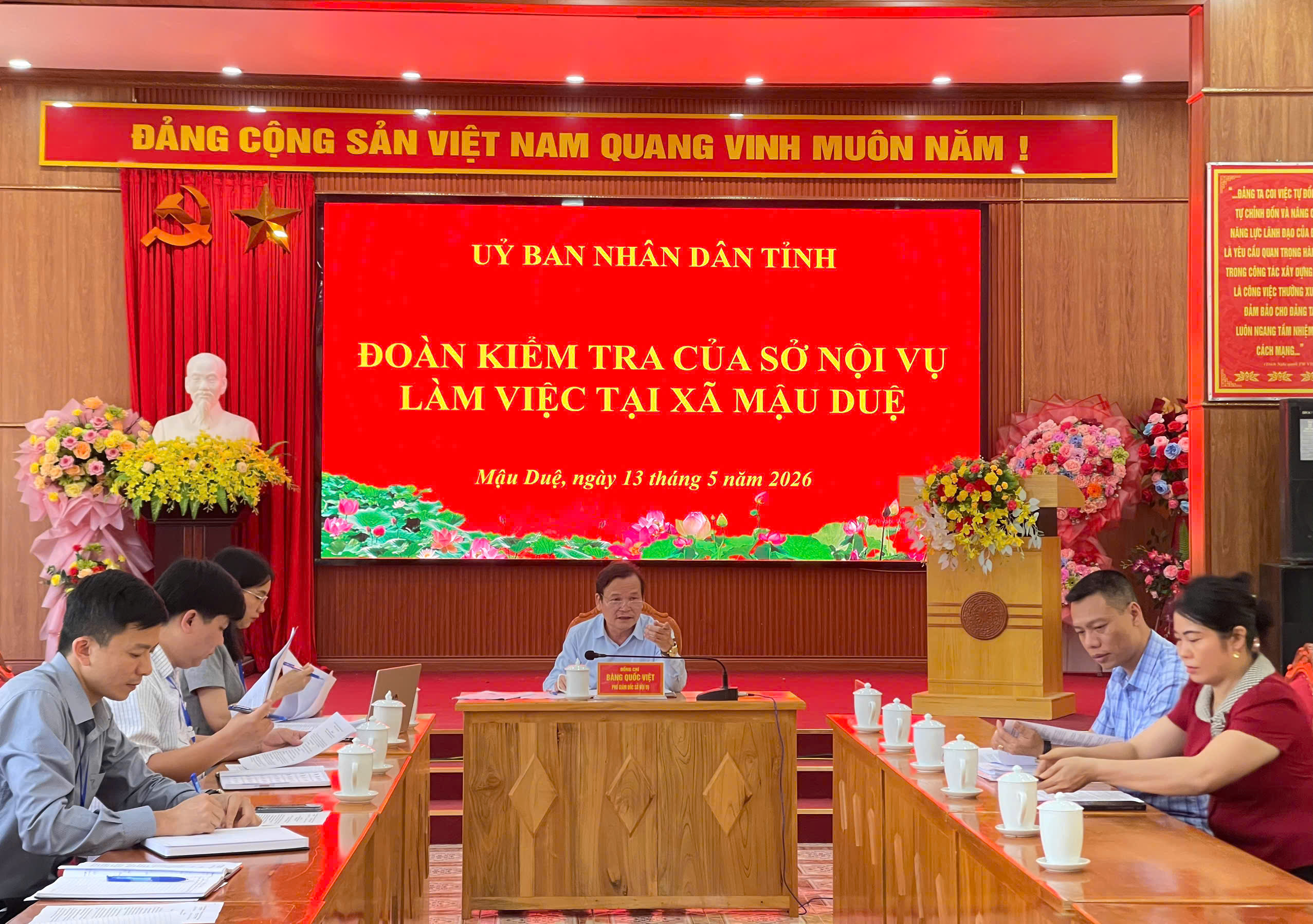 ĐOÀN CÔNG TÁC CỦA SỞ NỘI VỤ KIỂM TRA CÔNG TÁC VĂN THƯ, LƯU TRỮ VÀ HƯỚNG DẪN NGHIỆP VỤ CHỈNH LÝ, SỐ HÓA TÀI LIỆU LƯU TRỮ, LẬP HỒ SƠ ĐIỆN TỬ NĂM 2026
