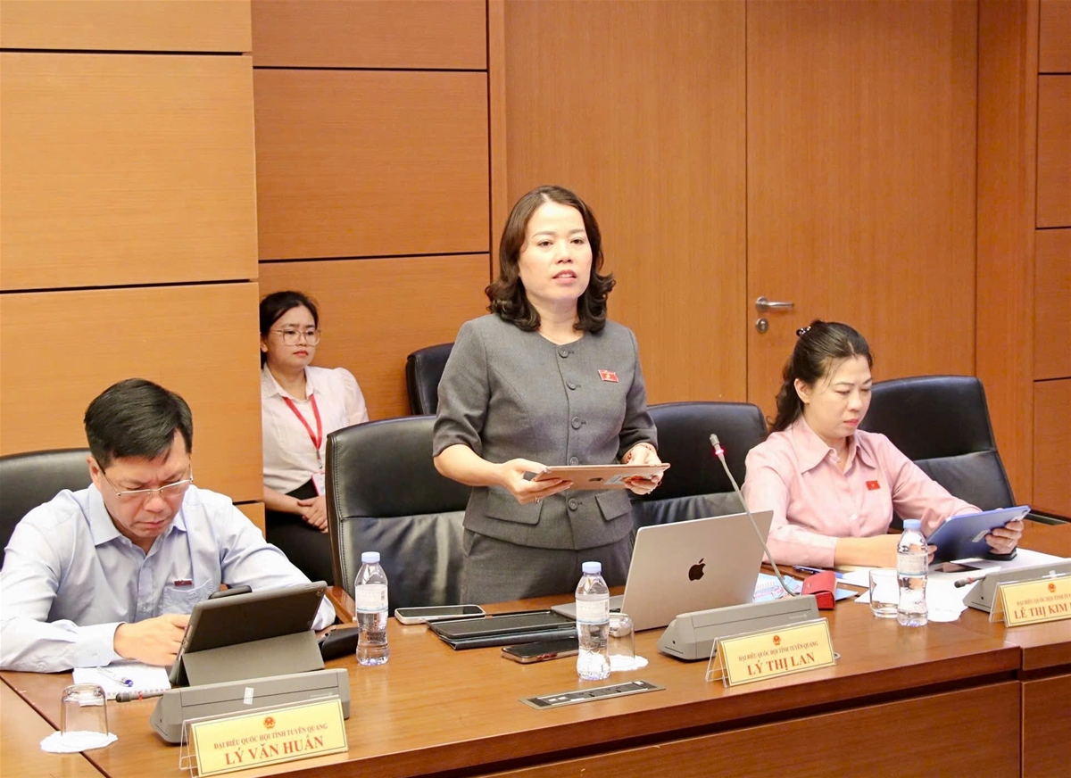 Quốc hội thảo luận tại Tổ vào một số Dự án luật