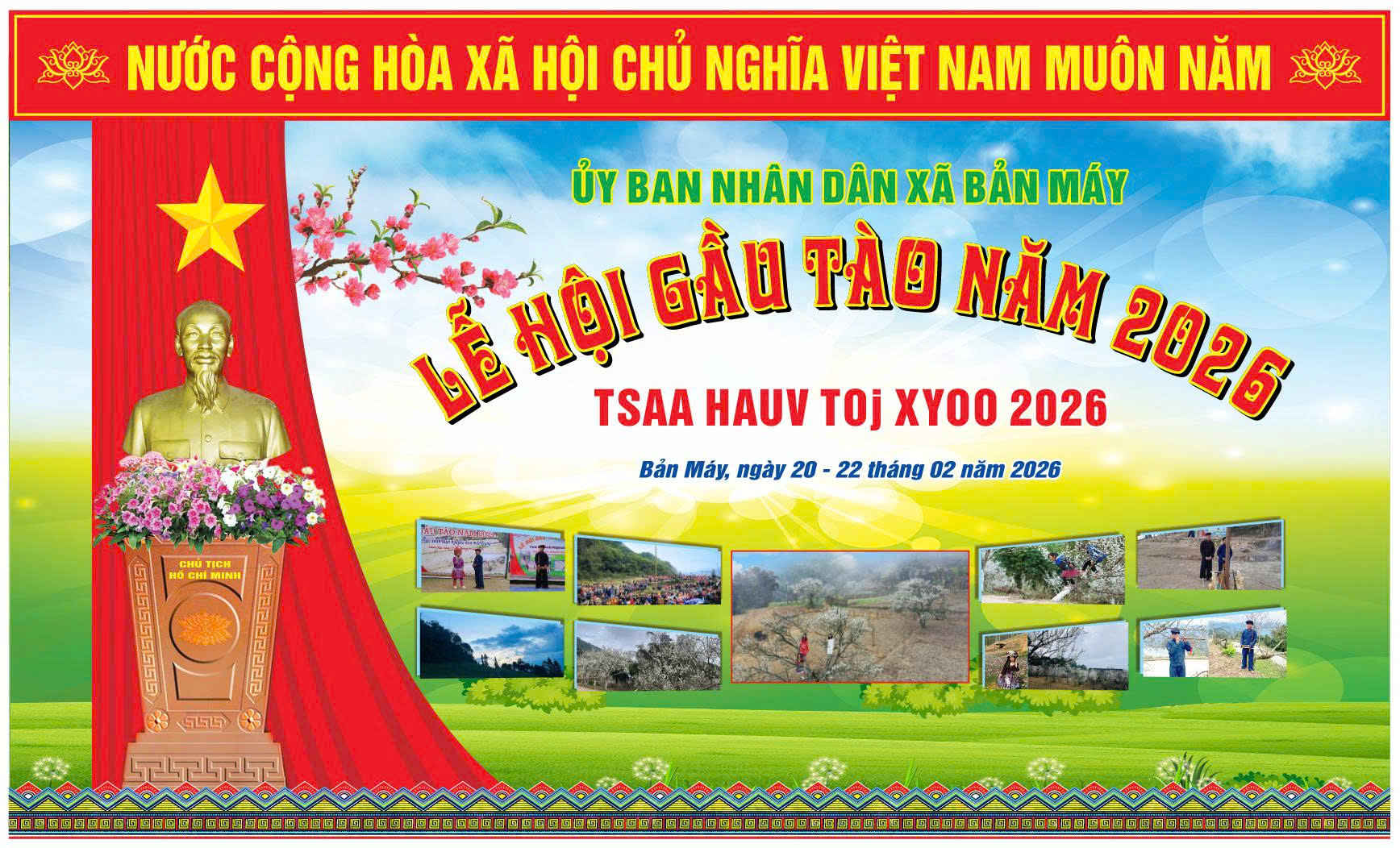 THÔNG BÁO LẾ HỘI GẦU TÀO