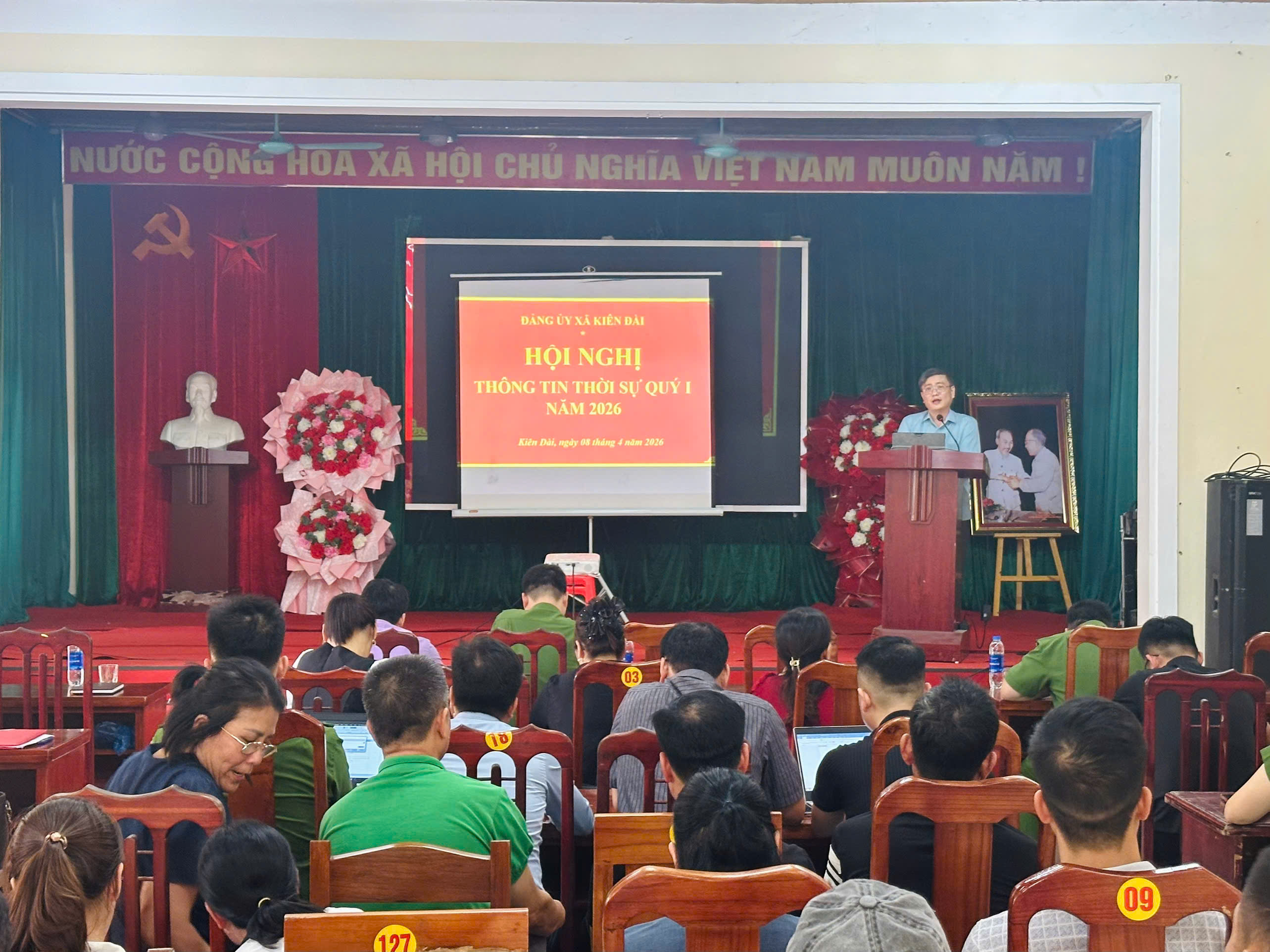 KIÊN ĐÀI TỔ CHỨC HỘI NGHỊ THÔNG TIN THỜI SỰ QUÝ I/2026