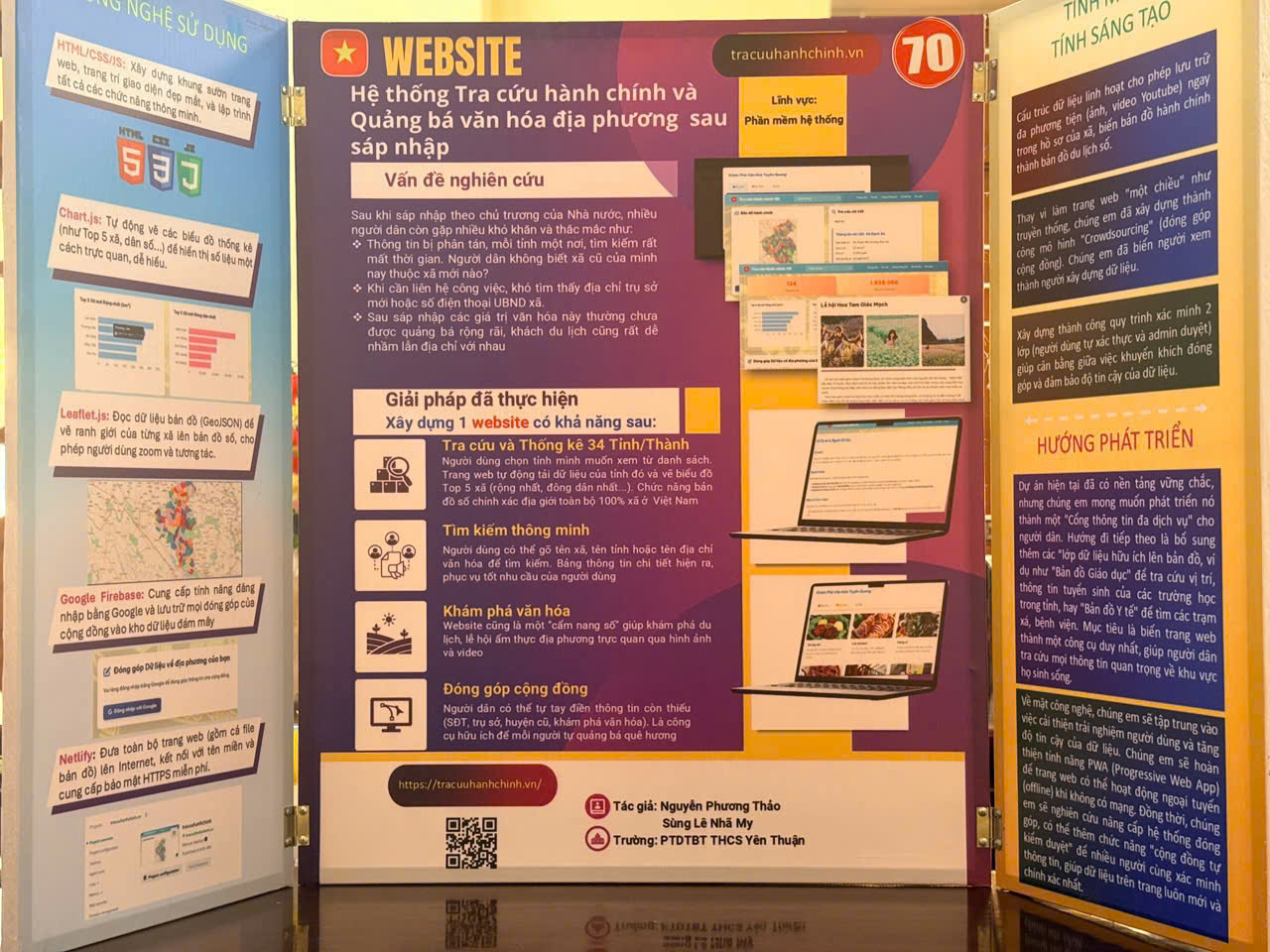 TRƯỜNG PTDTBT THCS YÊN THUẬN, XÃ BẠCH XA ĐẠT GIẢI BA CUỘC THI KHOA HỌC KỸ THUẬT CẤP TỈNH