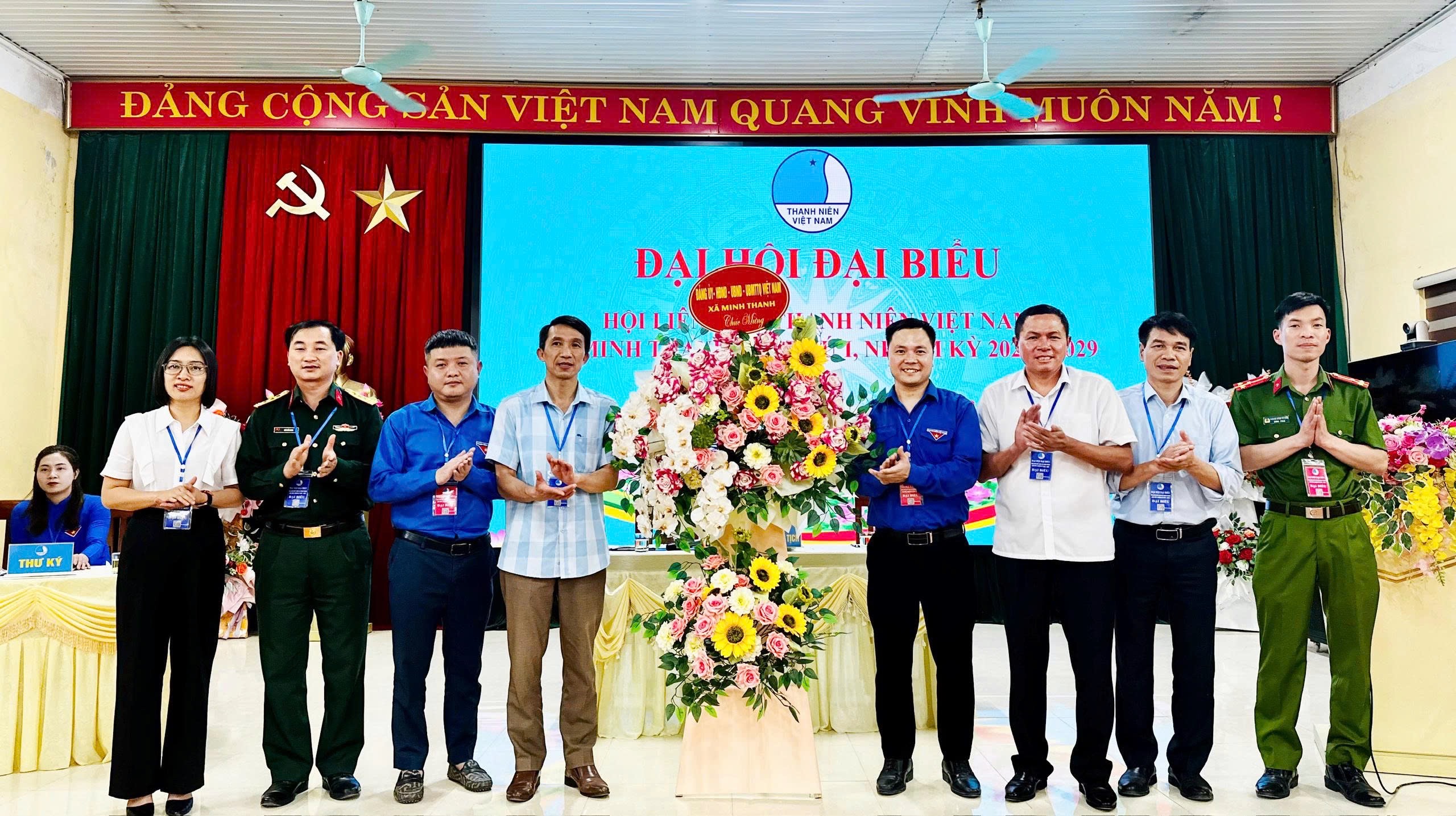 Đại hội đại biểu Hội Liên hiệp thanh niên Việt Nam xã Minh Thanh lần thứ I 