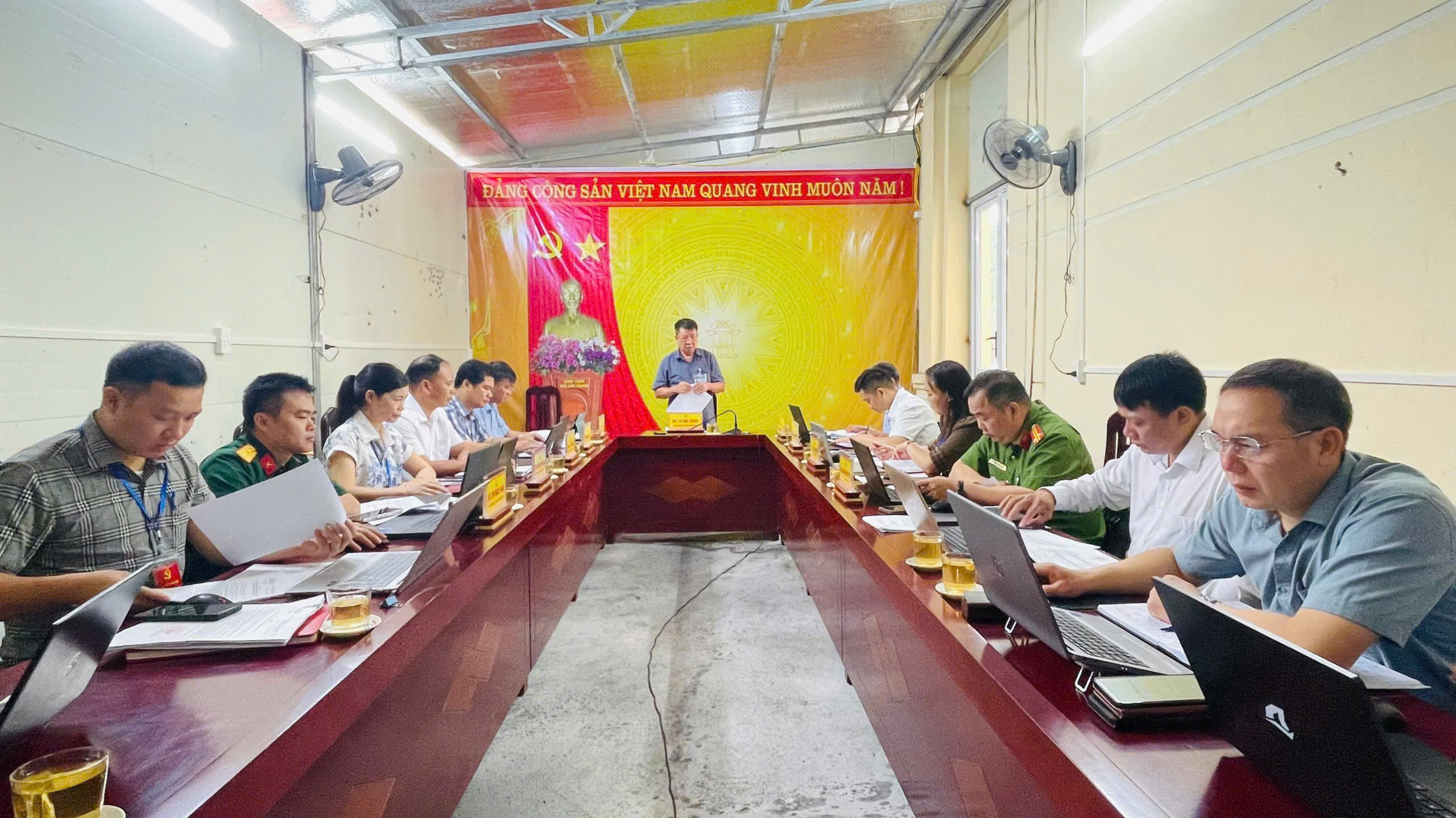 ĐẢNG ỦY XÃ BẢN MÁY TỔ CHỨC HỘI NGHỊ BAN THƯỜNG VỤ THƯỜNG KỲ THÁNG 8 NĂM 2026