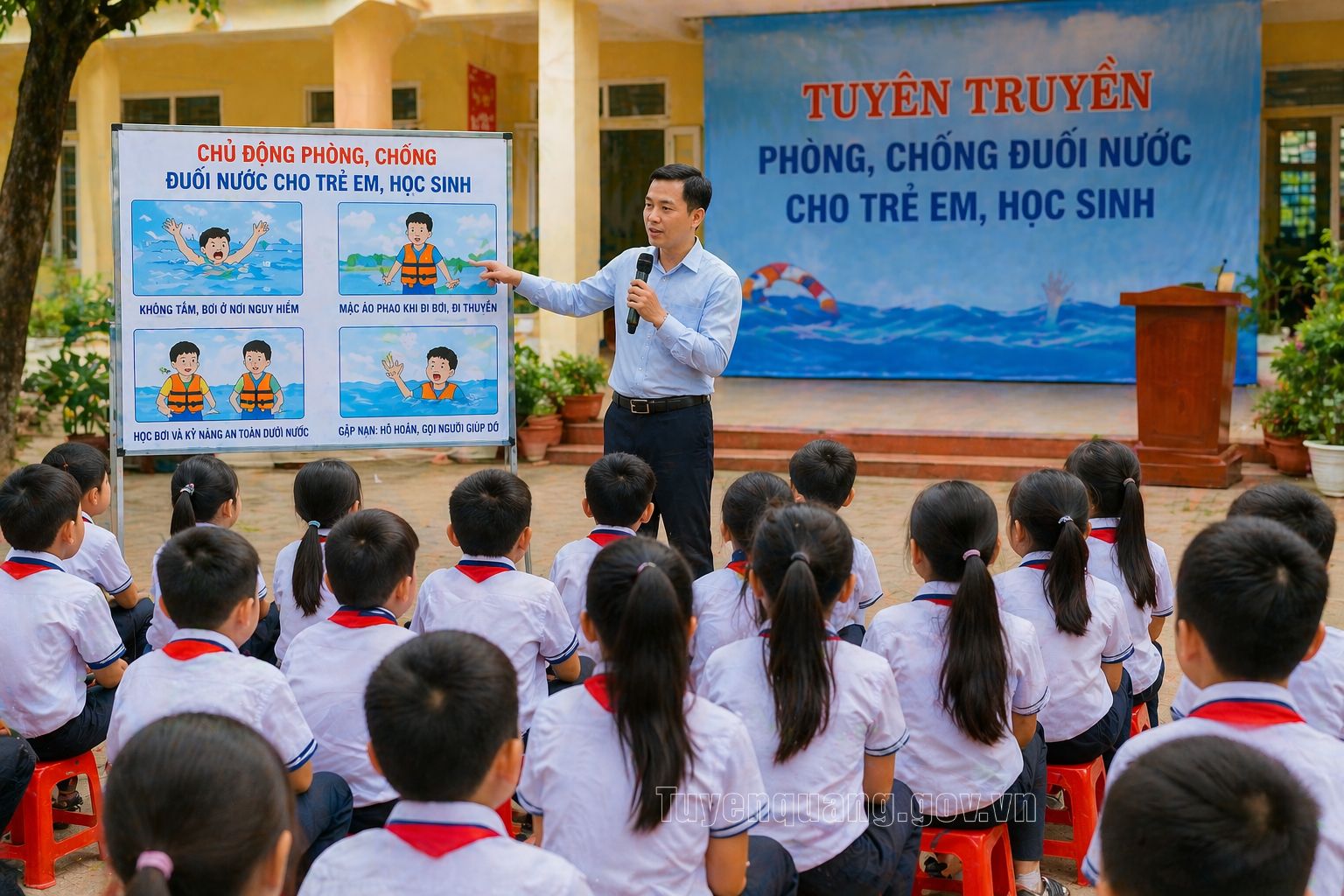 Cảnh báo nguy cơ đuối nước và cách phòng, chống đuối nước cho trẻ em trong mùa hè