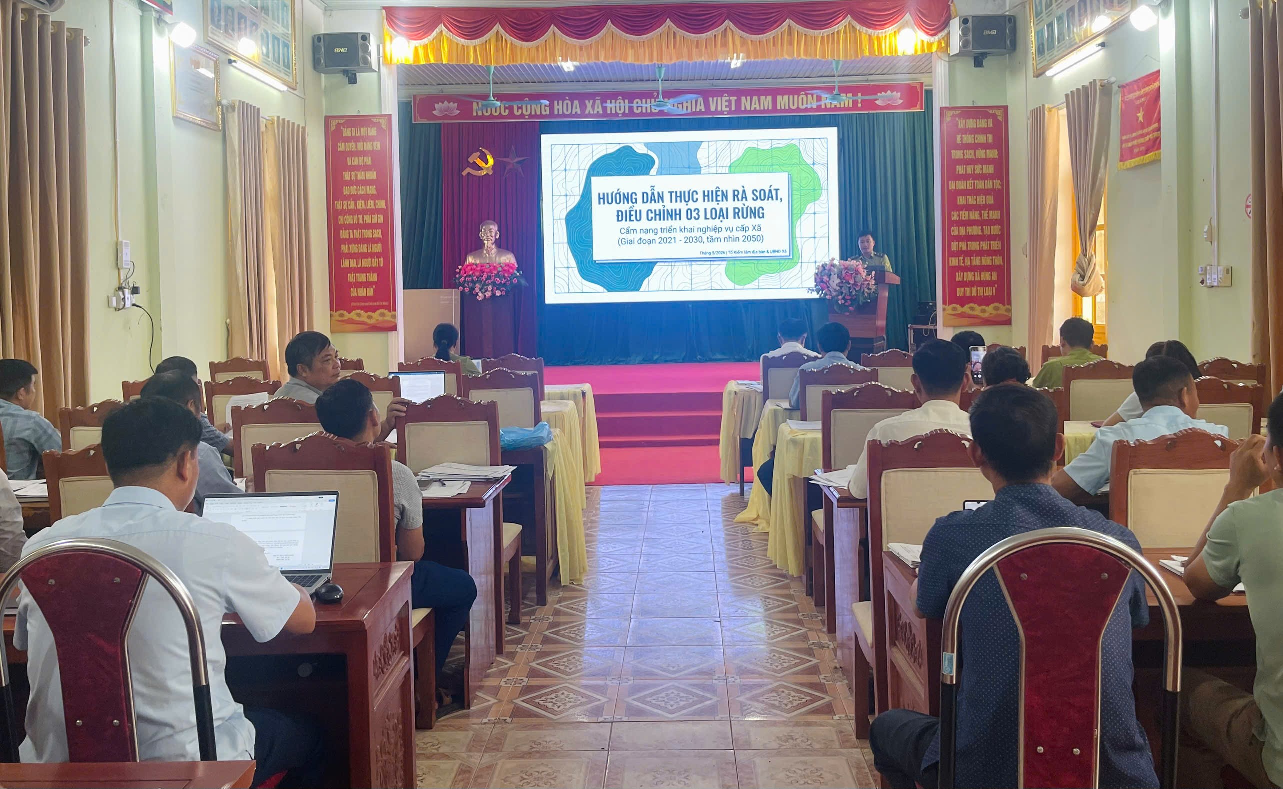 Xã Hùng An triển khai rà soát, đề xuất điều chỉnh quy hoạch ba loại rừng