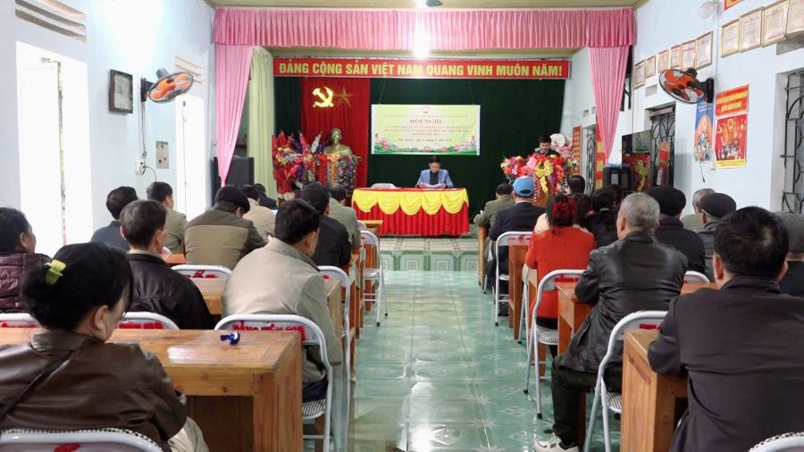 Hội nghị cử tri lấy ý kiến nhận xét và tín nhiệm nơi cư trú đối với người ứng cử Đại biểu HĐND các cấp, nhiệm kỳ 2026-2031 tại thôn 3