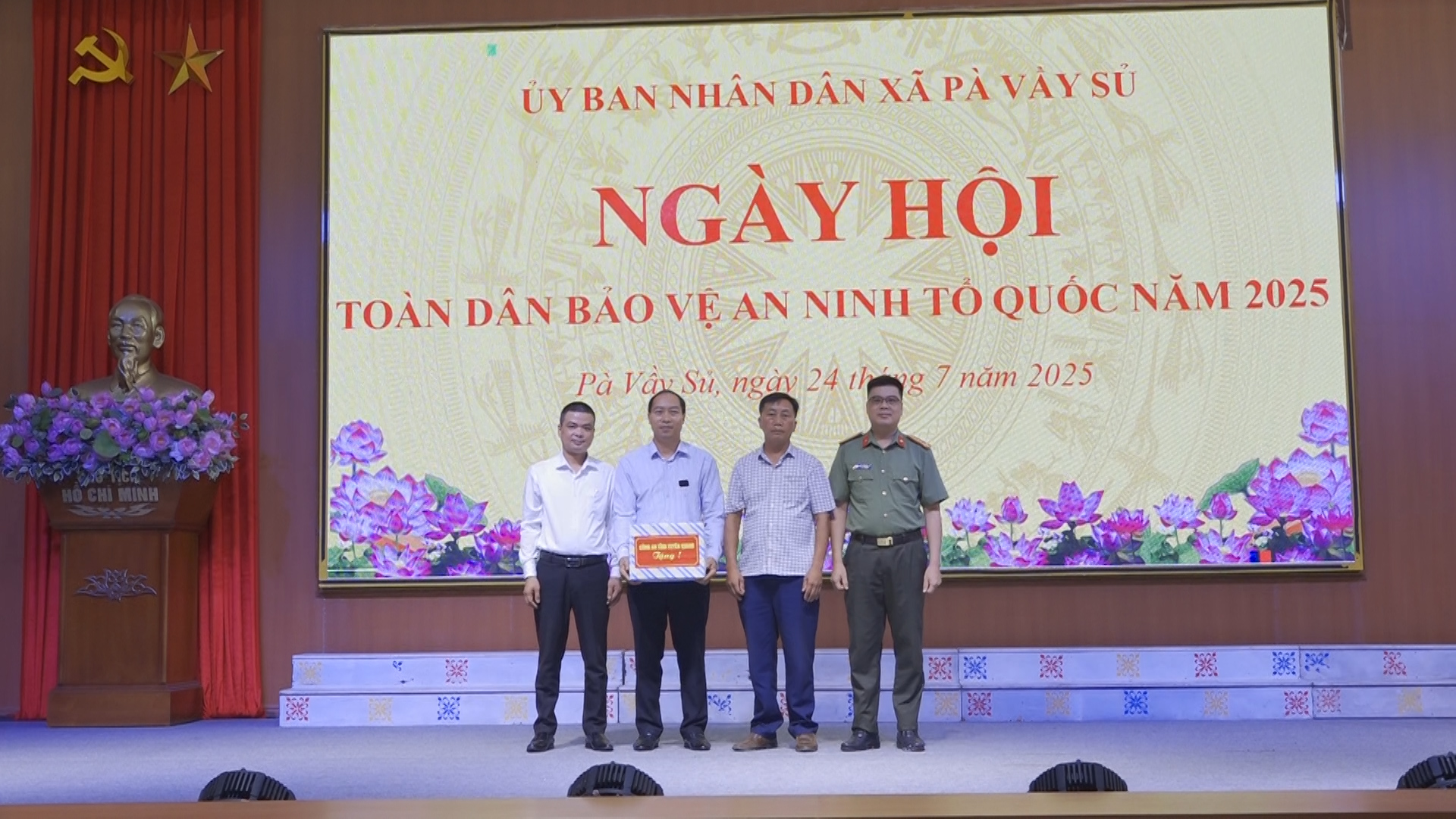 Xã Pà Vầy Sủ tổ chức Ngày hội toàn dân bảo vệ an ninh Tổ quốc năm 2025