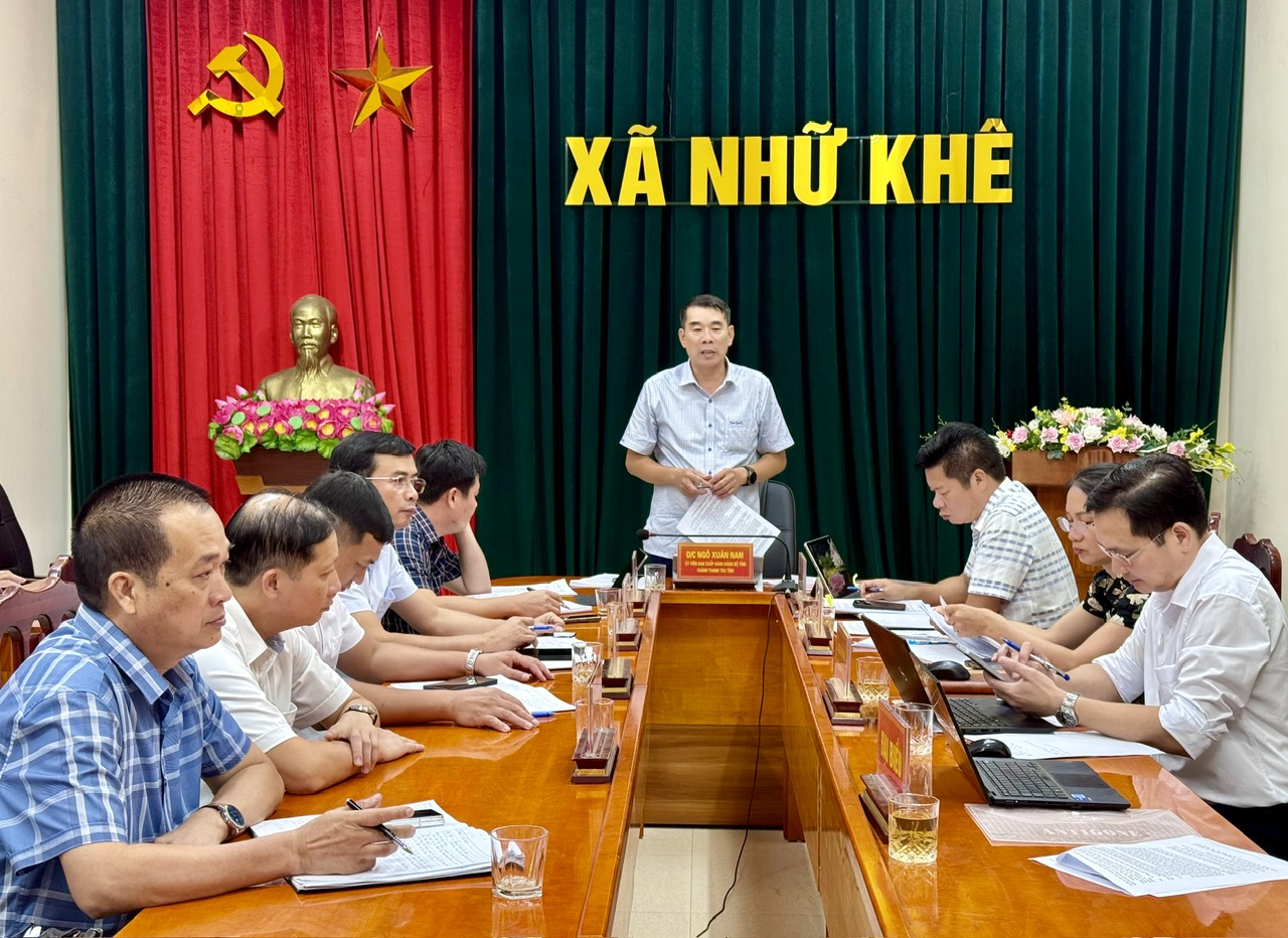 Thanh tra tỉnh Tuyên Quang làm việc tại UBND xã Nhữ Khê